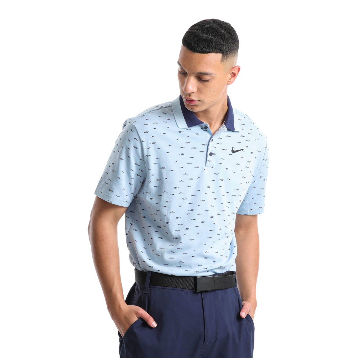 Nike Men&#039;s Golf Dri-Fit Tour Micro Print Polo, product, variation 5