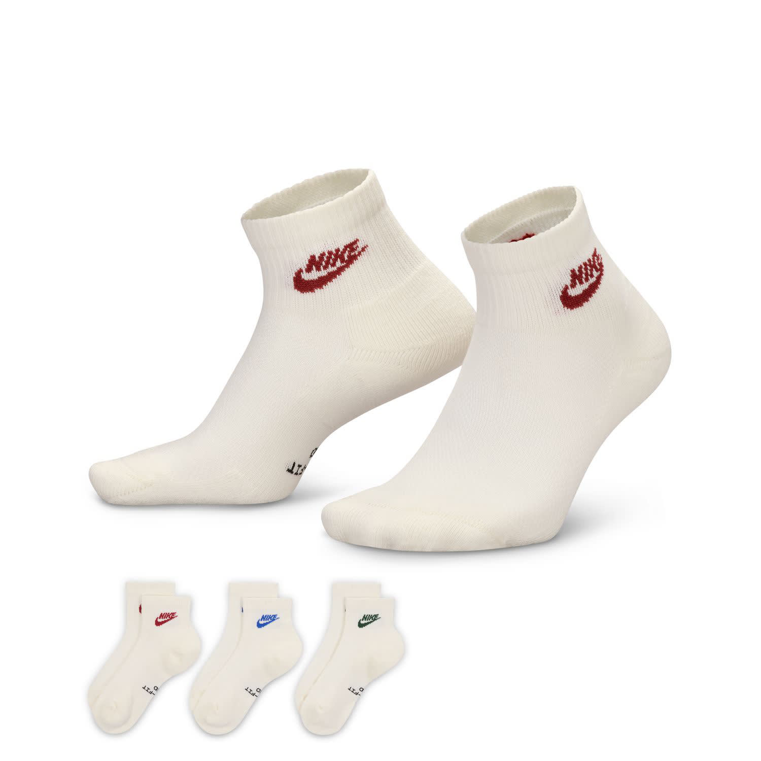 Nike Everyday Ankle 3 Pack Socks