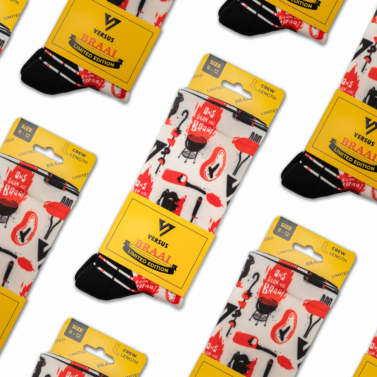 Versus Braai 6.0 Active Crew Socks, product, variation 6