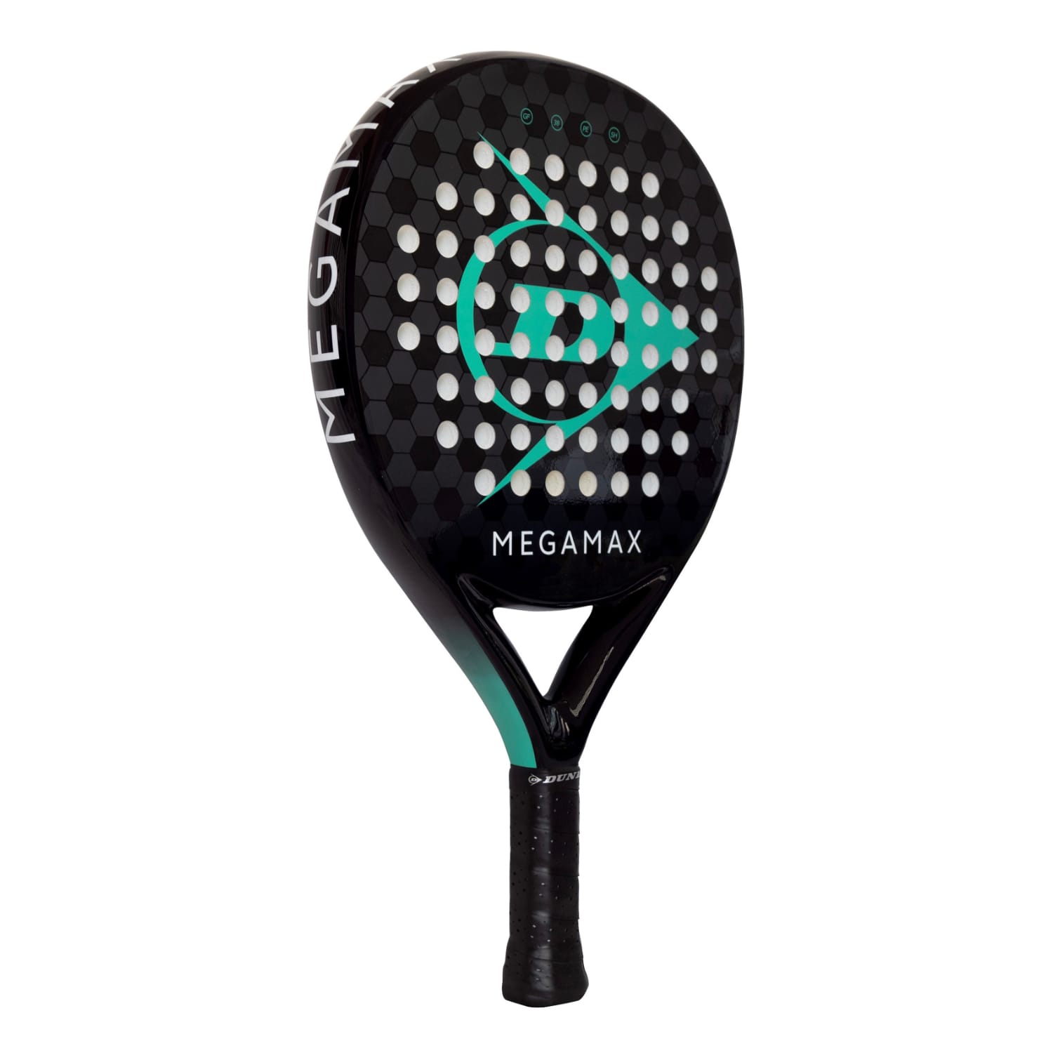 Dunlop Megamax Black Padel Racket, product, variation 2