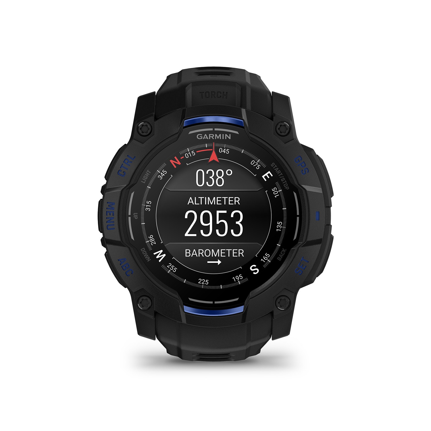 Garmin Instinct 3 50mm Amoled - Black/Blue, product, variation 2