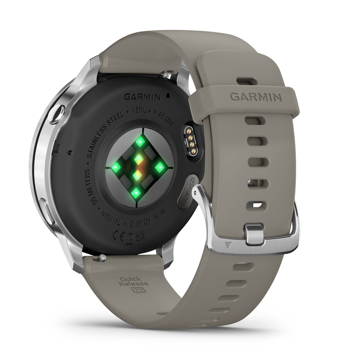 Garmin Venu 4 45mm Premium GPS Smartwatch -Silver/Grey, product, variation 4