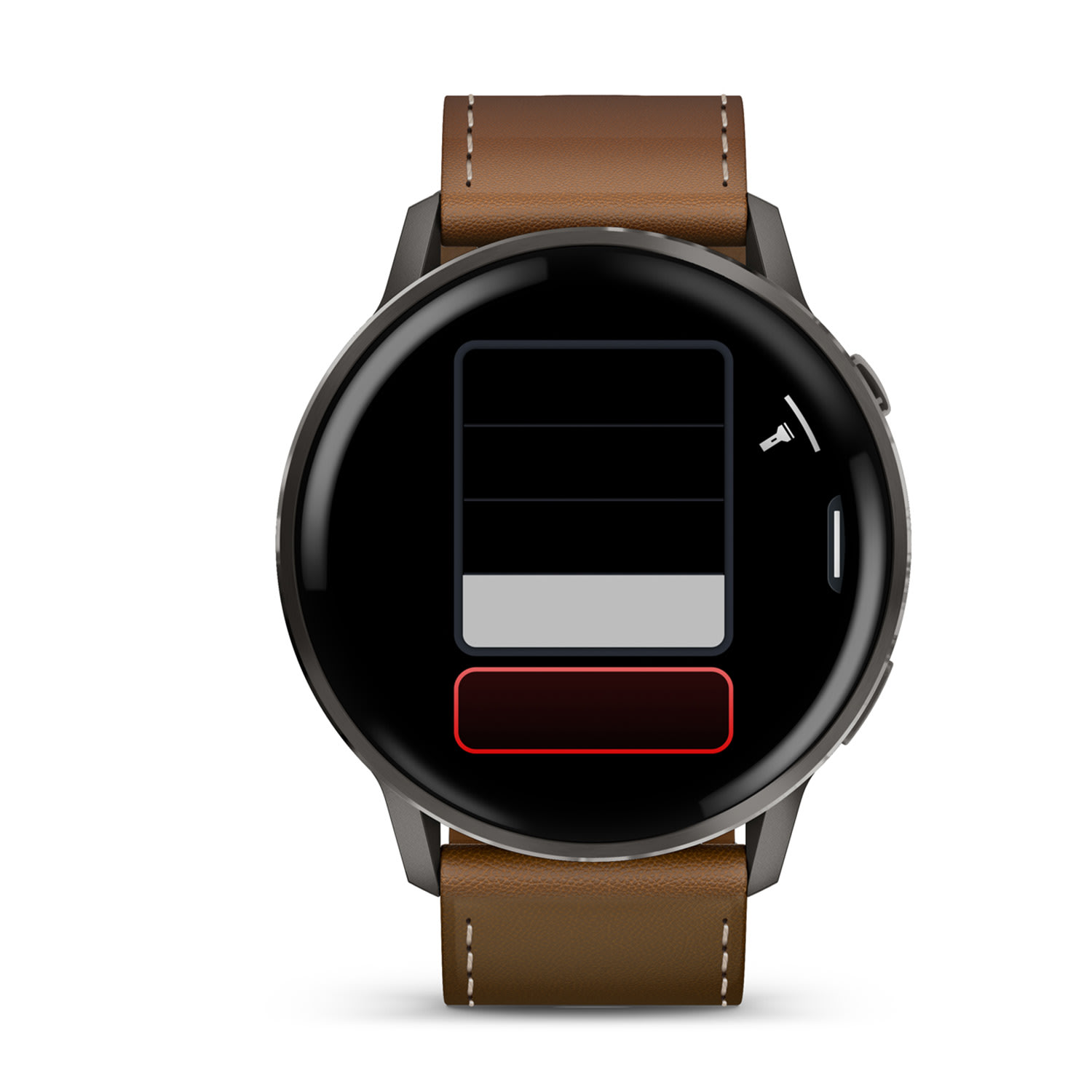 Garmin Venu 4 45mm Premium GPS Smartwatch + Leather Strap - Black, product, variation 8