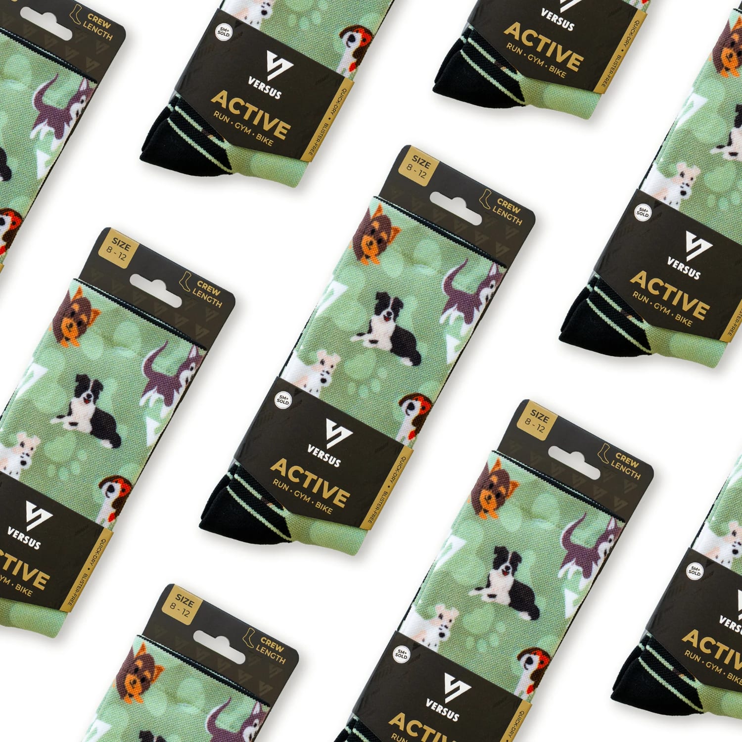 Versus Dogs 2.0 Active Crew Socks, product, variation 6