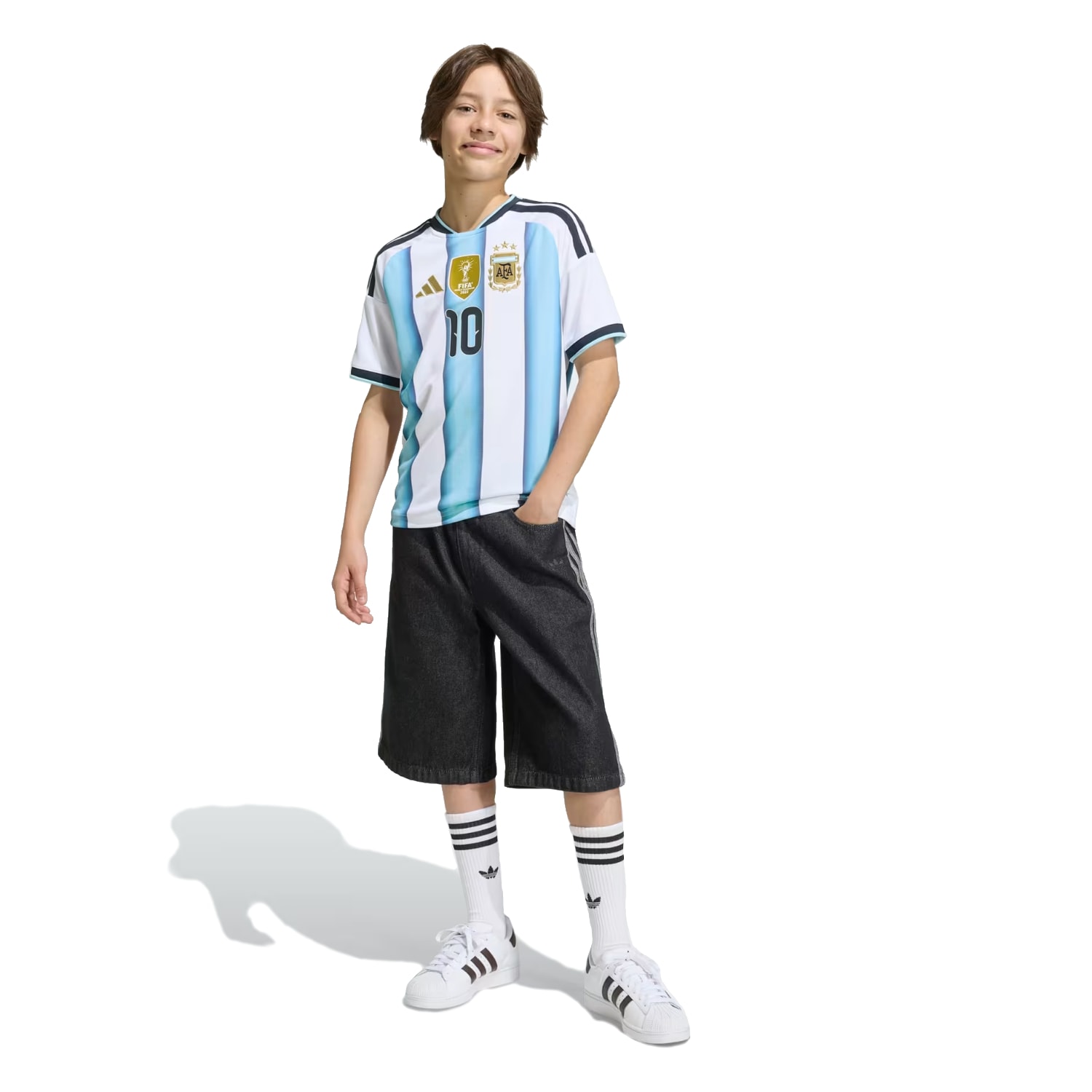 Argentina Junior Home Jersey, product, variation 2