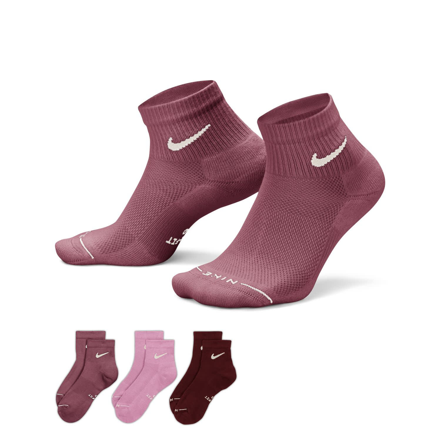 Nike Everyday Ankle 3 Pack Socks