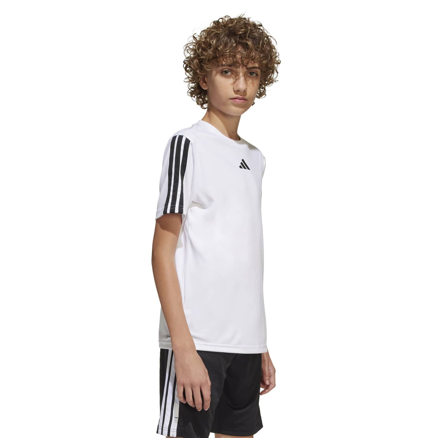 adidas Boys Training Essential 3Stripe Tee