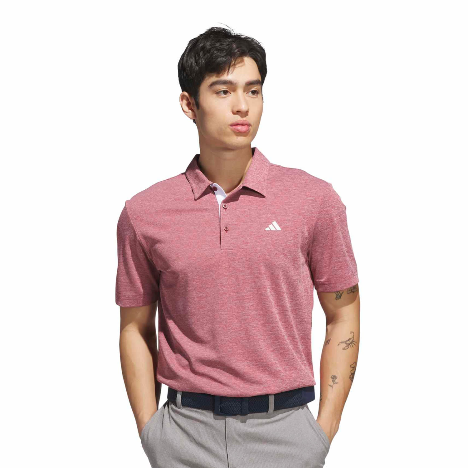 adidas Men's Core Heather Golf Polo