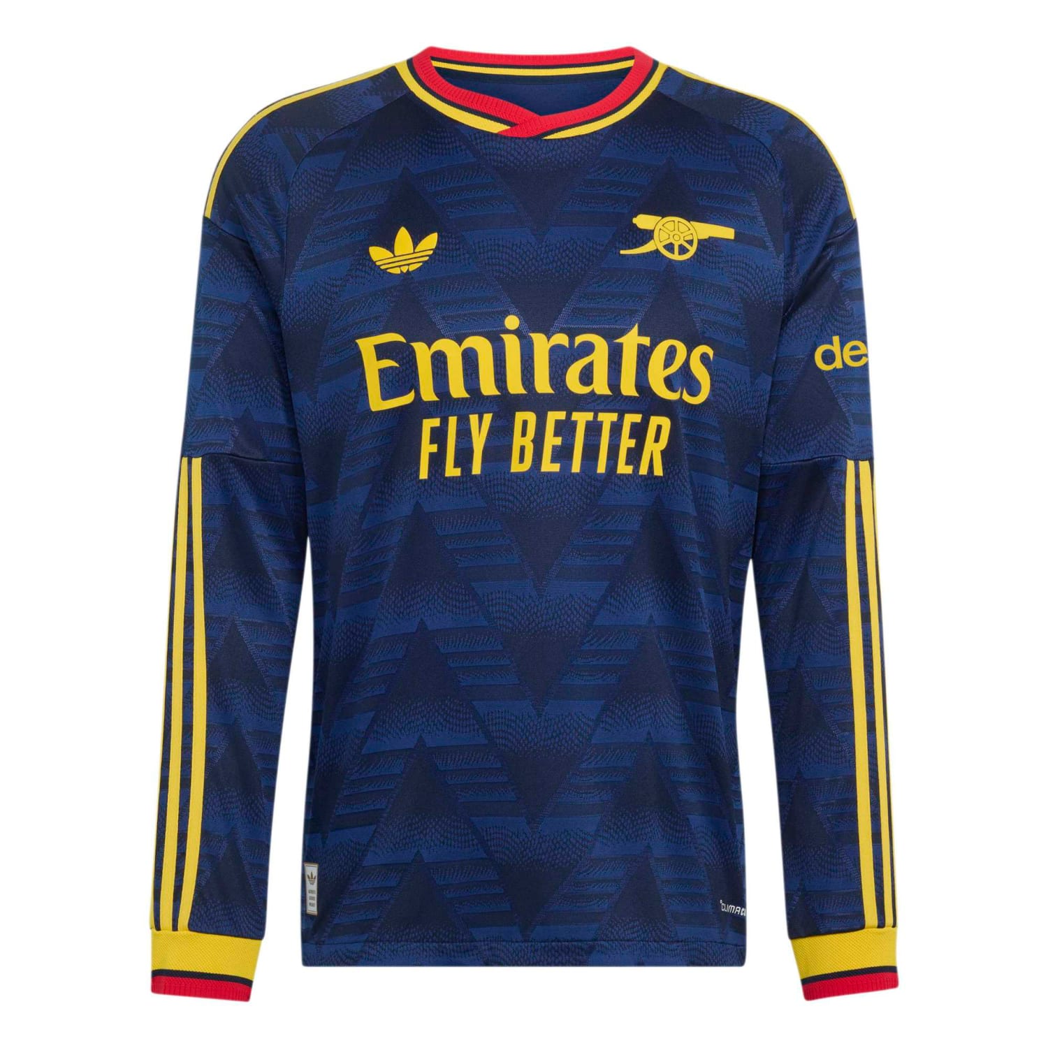 Arsenal Men's Away Match 26/27 Long Sleeve Soccer Jersey