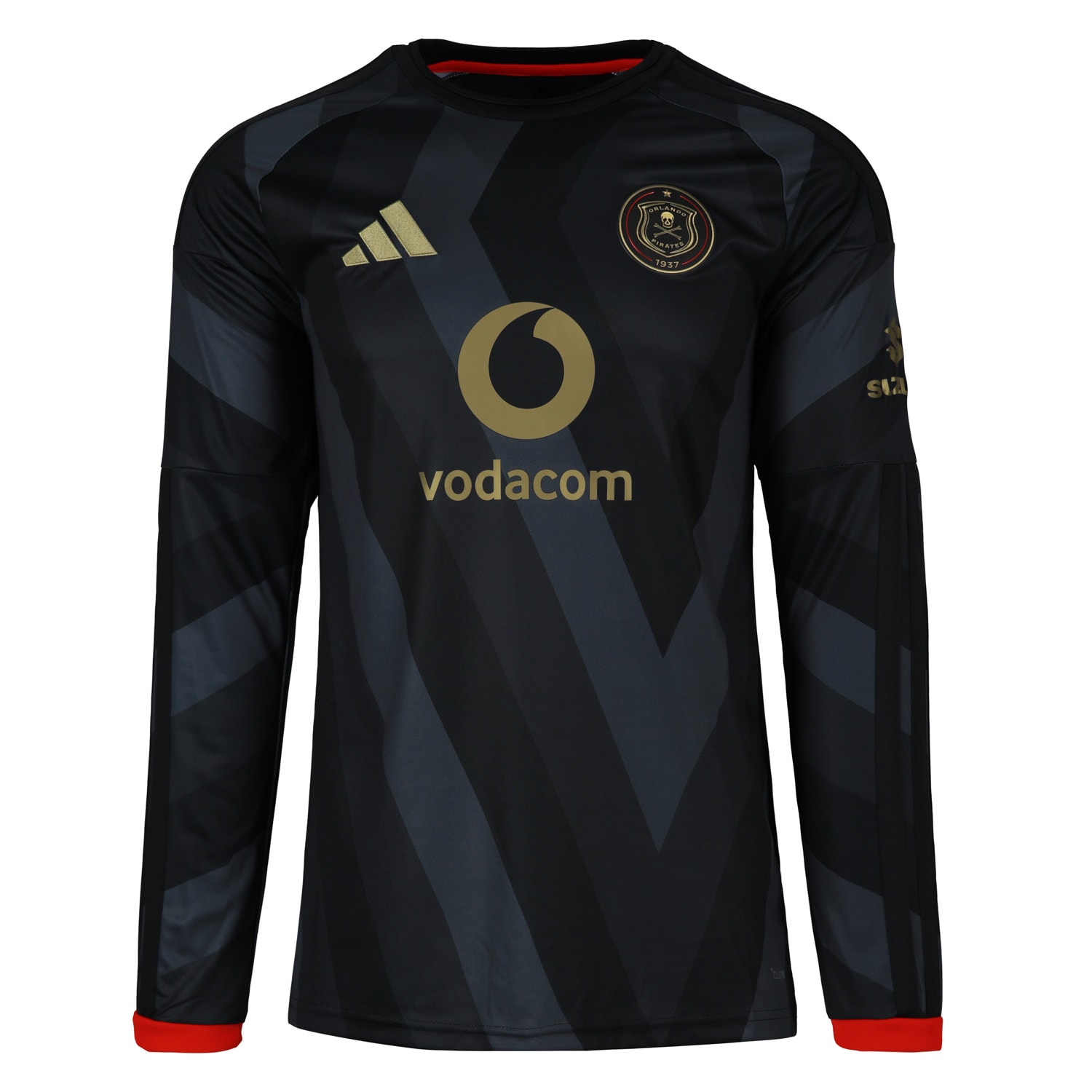 Orlando Pirates Men's Home 26/27 Long Sleeve Soccer Jersey