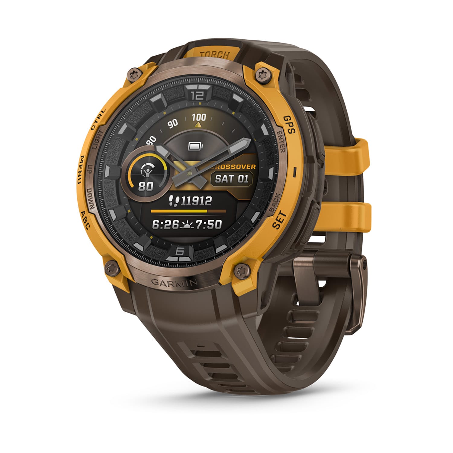 Garmin Instinct Crossover Amoled - Bronze/Sunburst