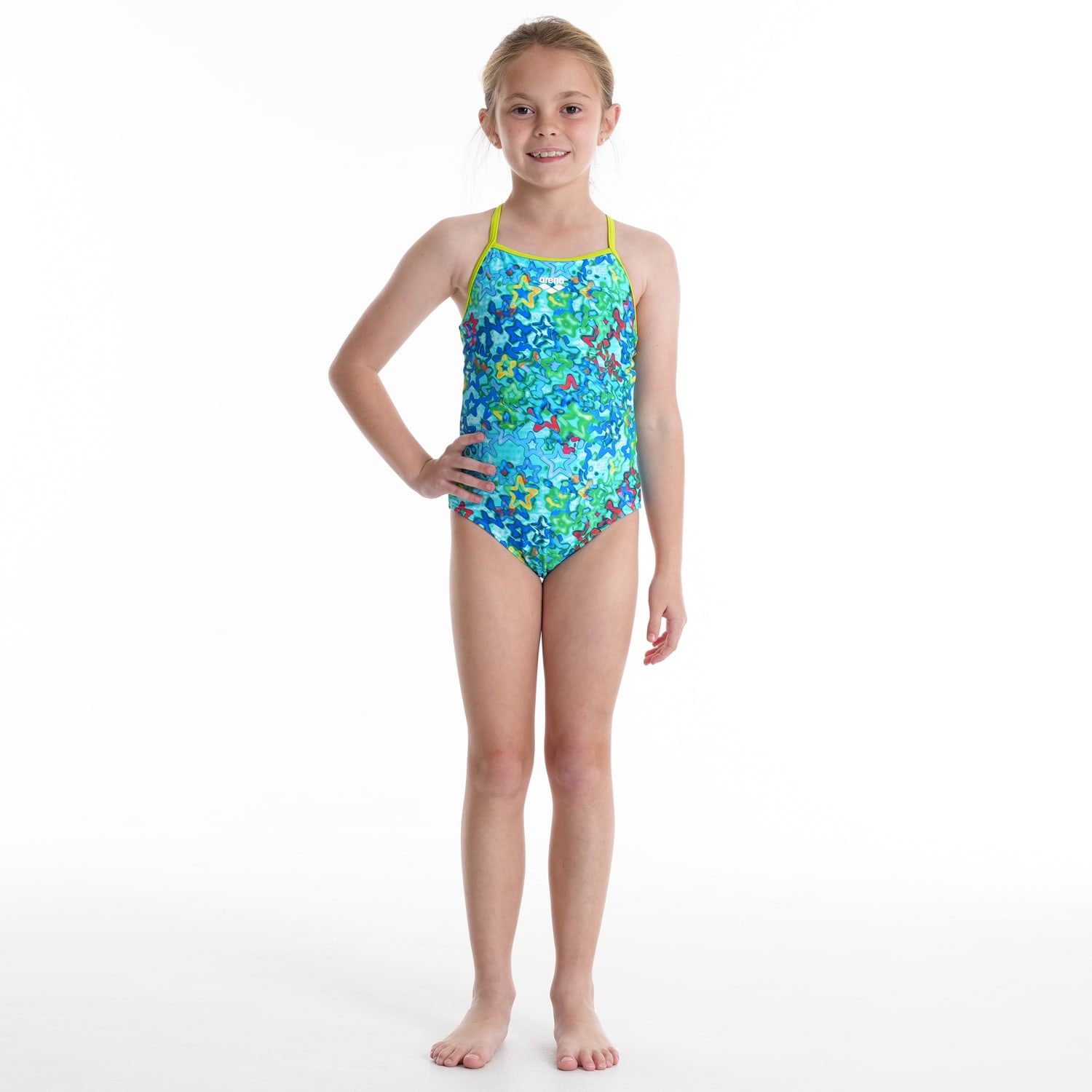 Arena Girls Stars 1-Piece Swimsuit