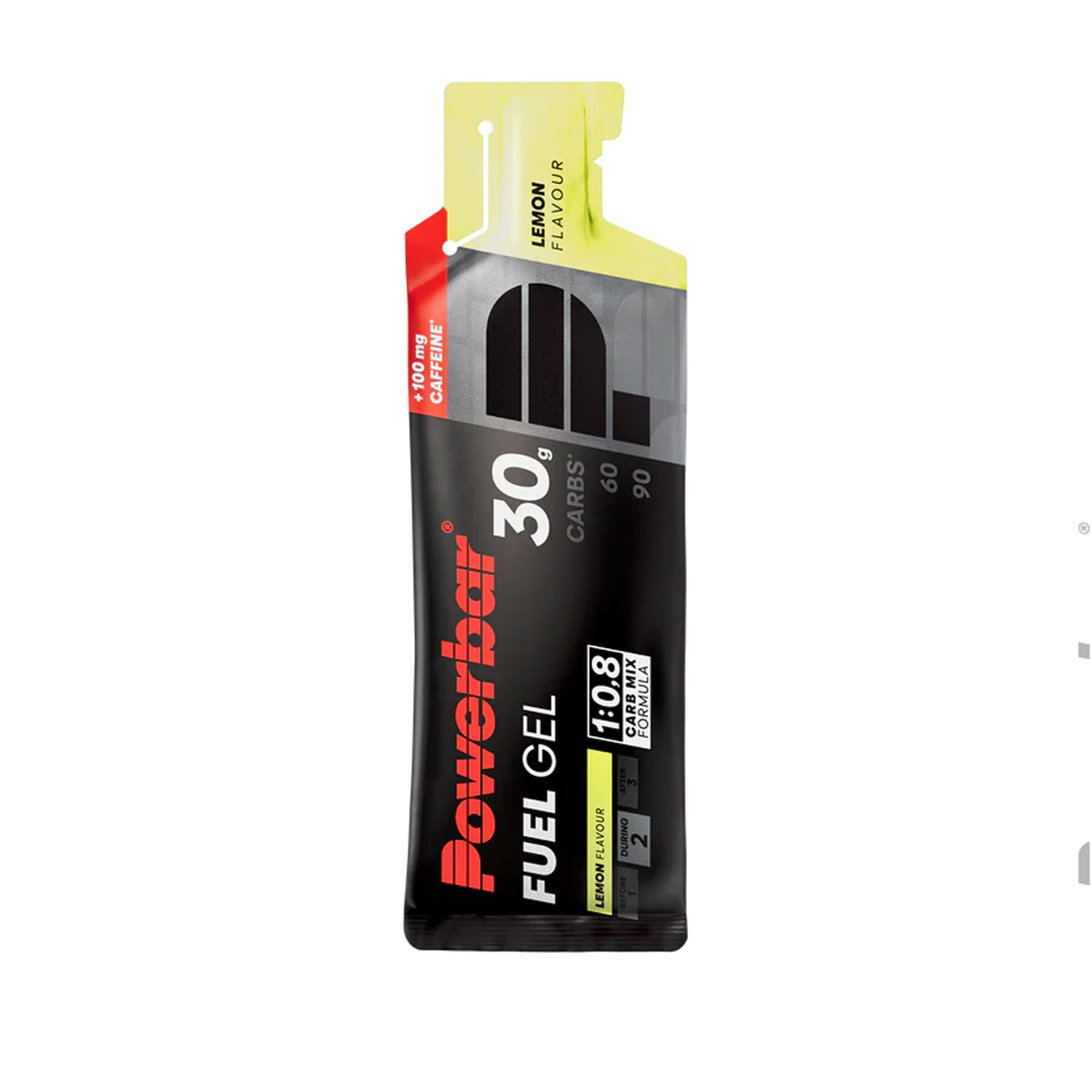 PowerBar BLACK LINE Fuel Gel 30 - Lemon + Caffeine