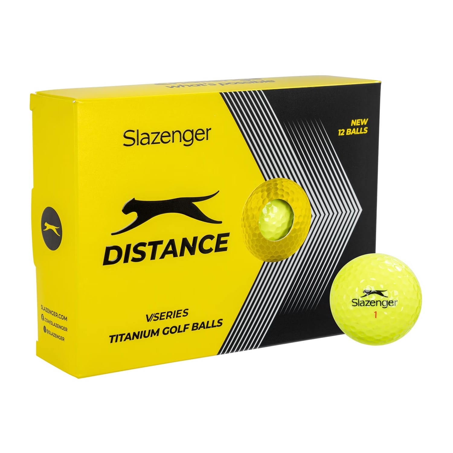 Slazenger V Series Distance 12 Pack Golf Balls