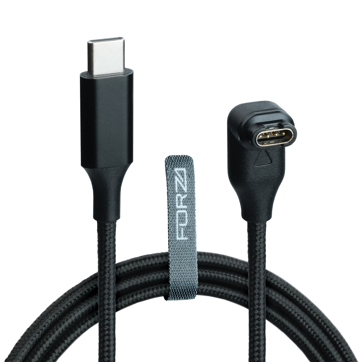 FORZA USB-C 90 Degree Braided Charging Cable
