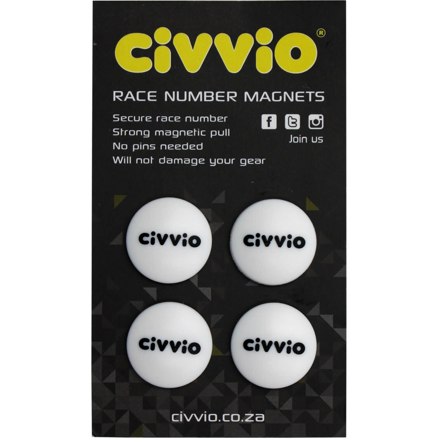 Civvio Race Number Magnets, by Civvio, Price: R 99,9, PLU 1142382