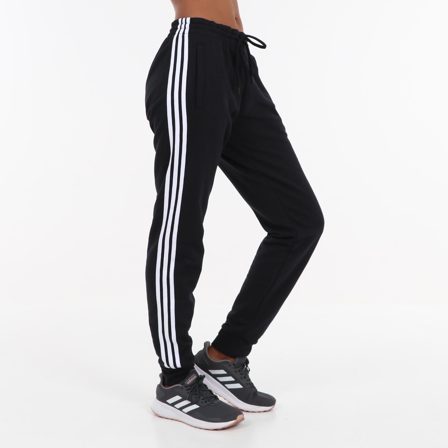 adidas 3-Stripes High-Rise Ruched Pants - Beige | Women's Lifestyle | adidas  US