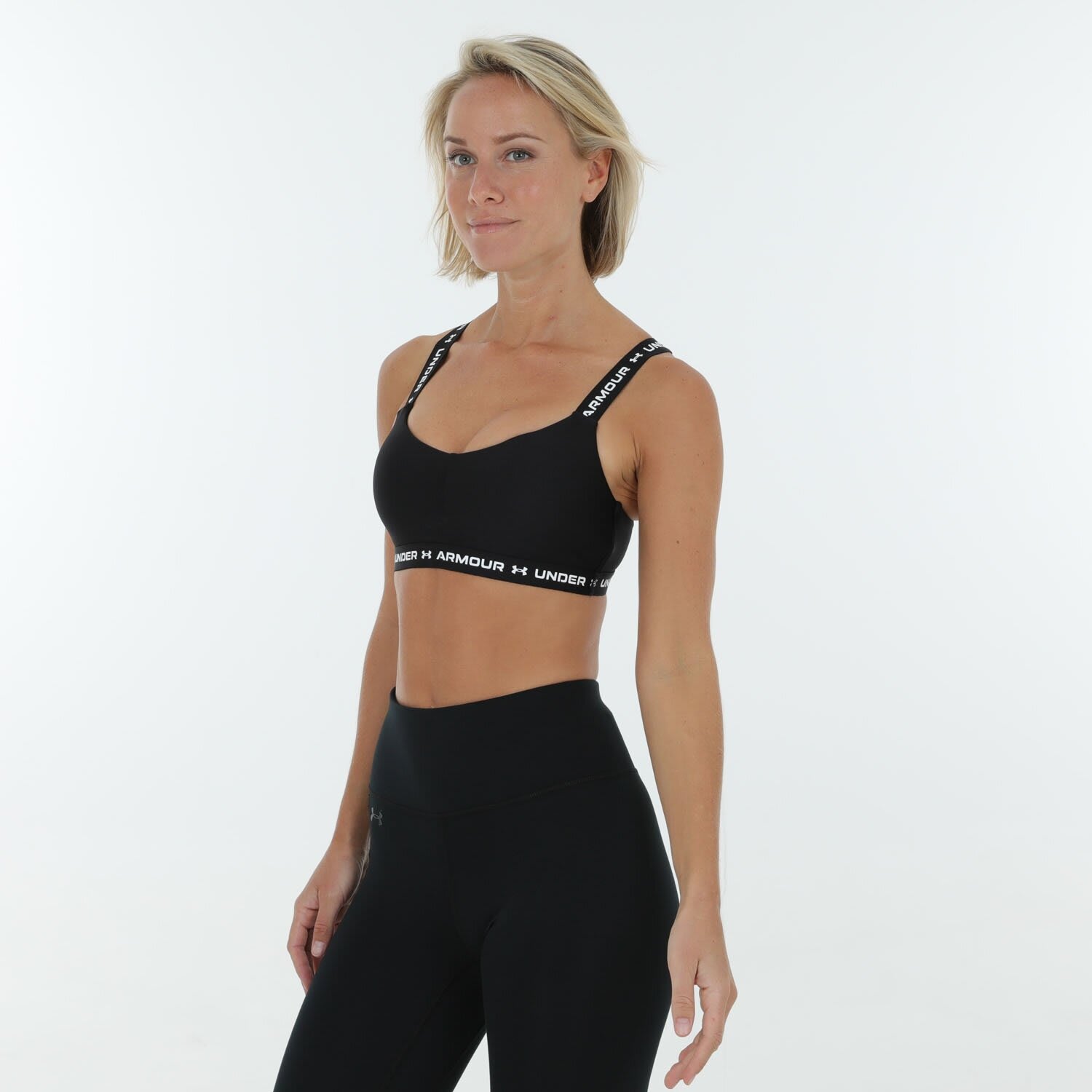 Under Armour Training low support crossback sports bra in light