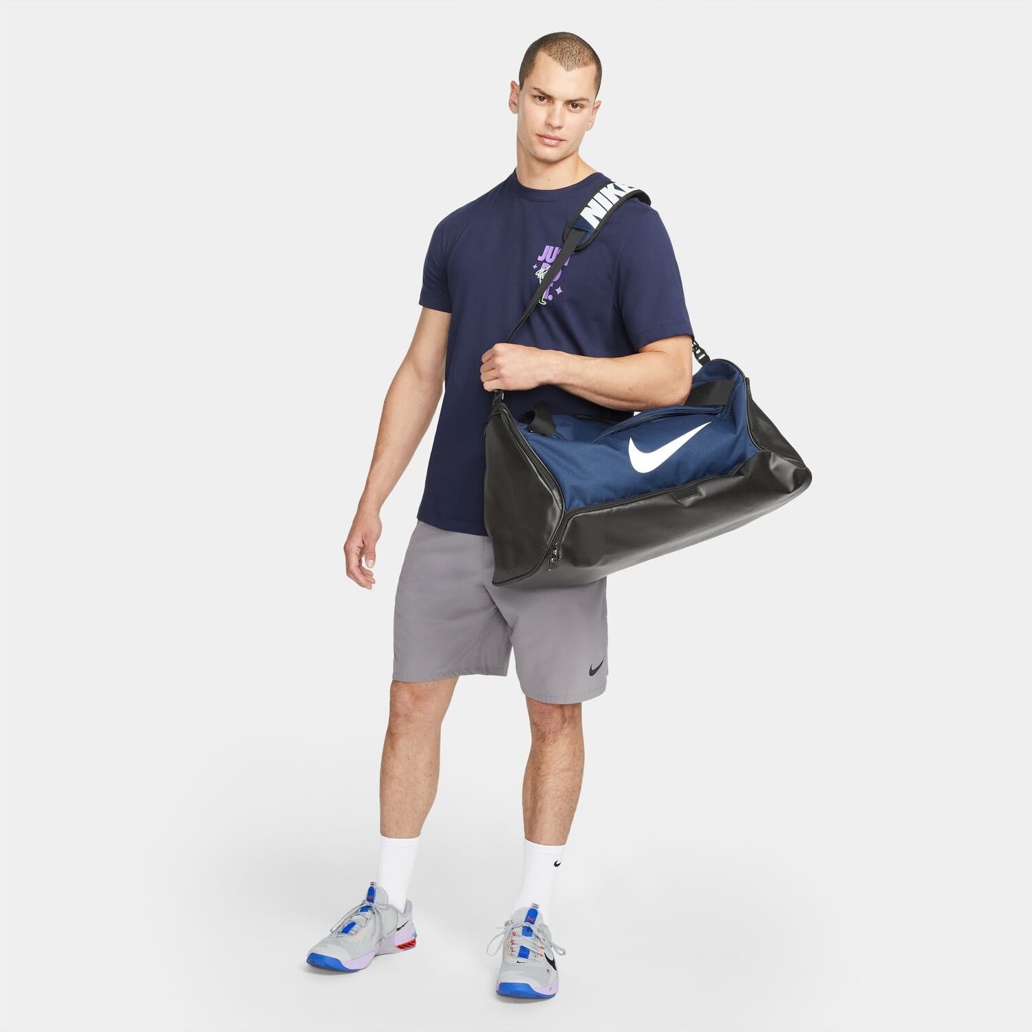 Nike Brasilia 9.5 Training Mens Backpack Medium Blue Size 24 Litre