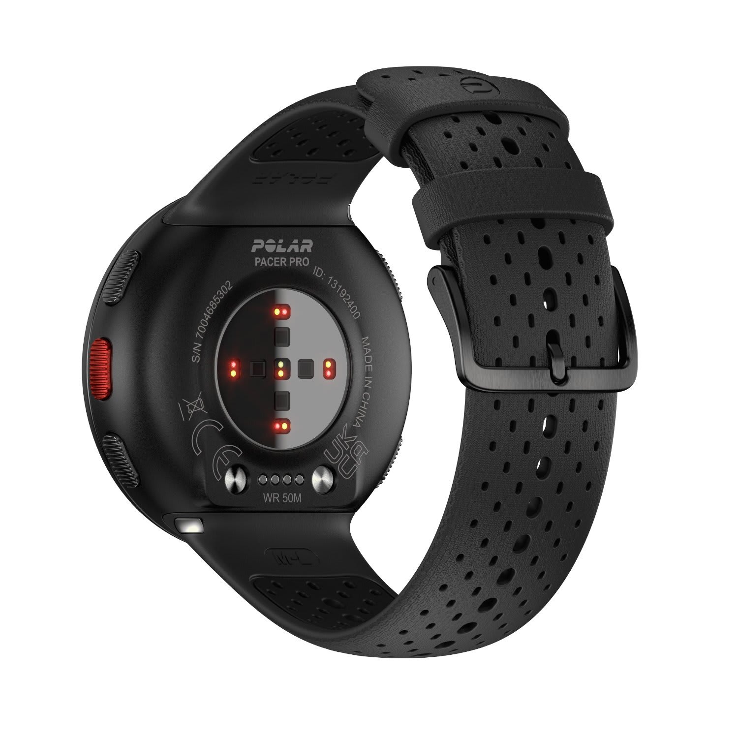  Polar Pacer Ultra-Light GPS Fitness Tracker Smartwatch for  Runners; S-L, for Men or Women, Black : Sports & Outdoors