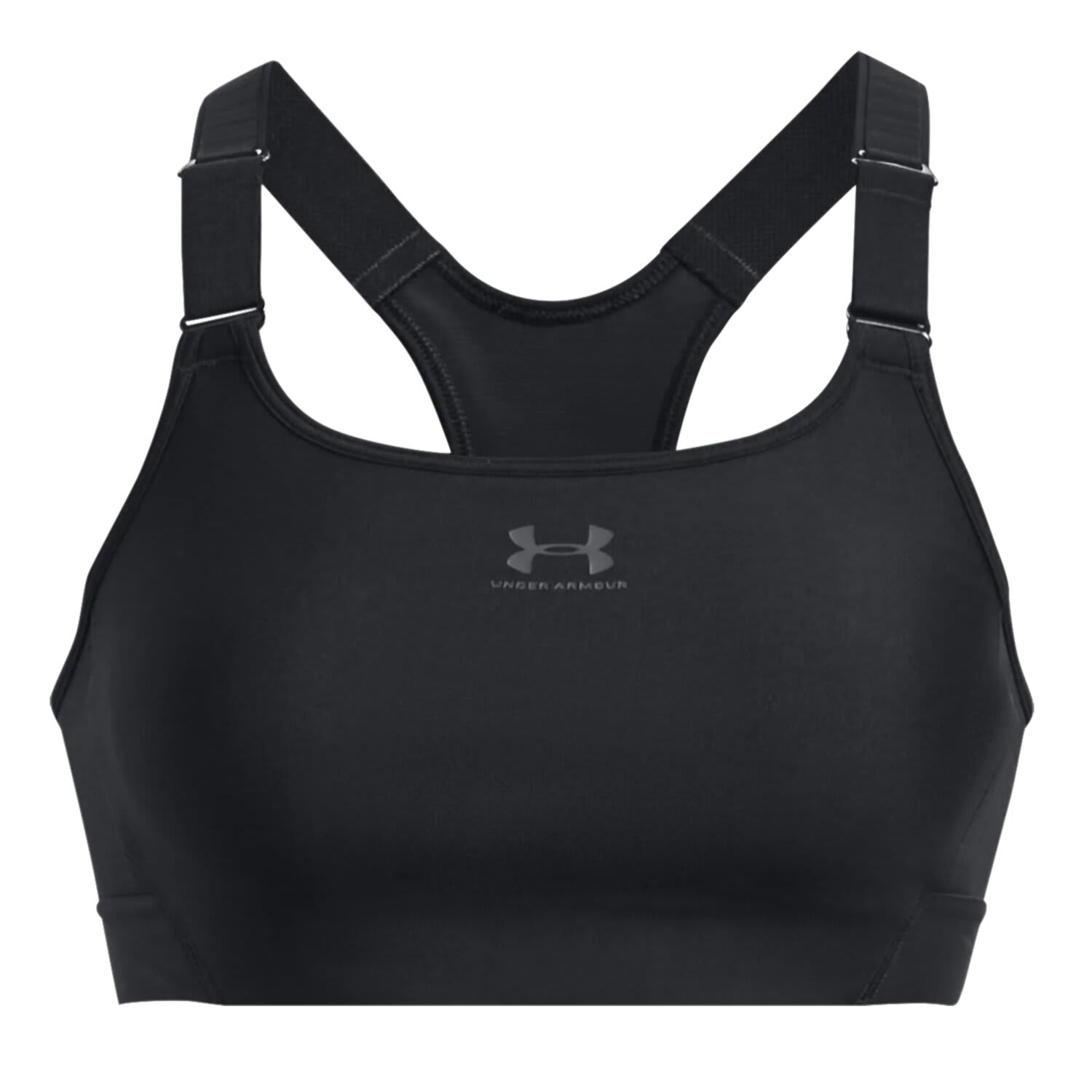 Under Armour HEATGEAR HIGH - High support sports bra - white/jet