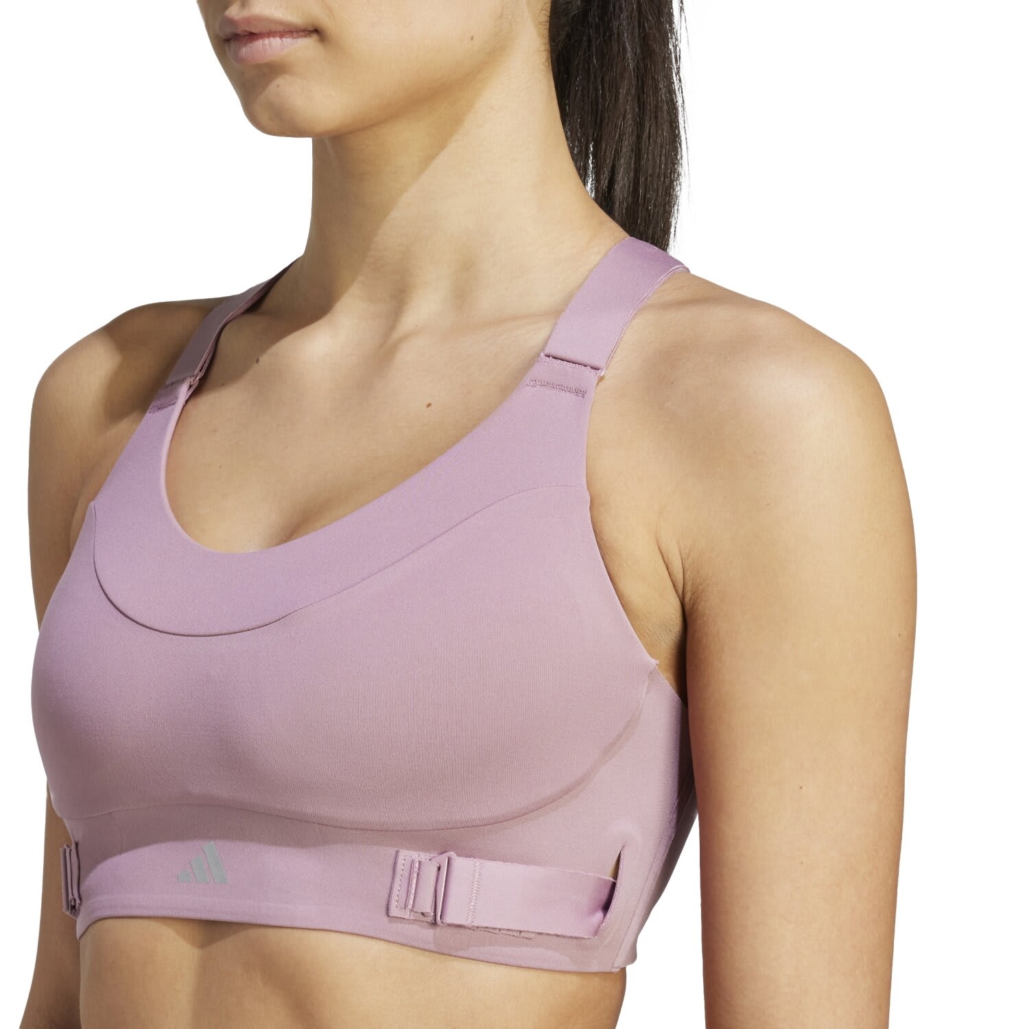 Crop Tank Sports Bra - Orchid | MT LUXE