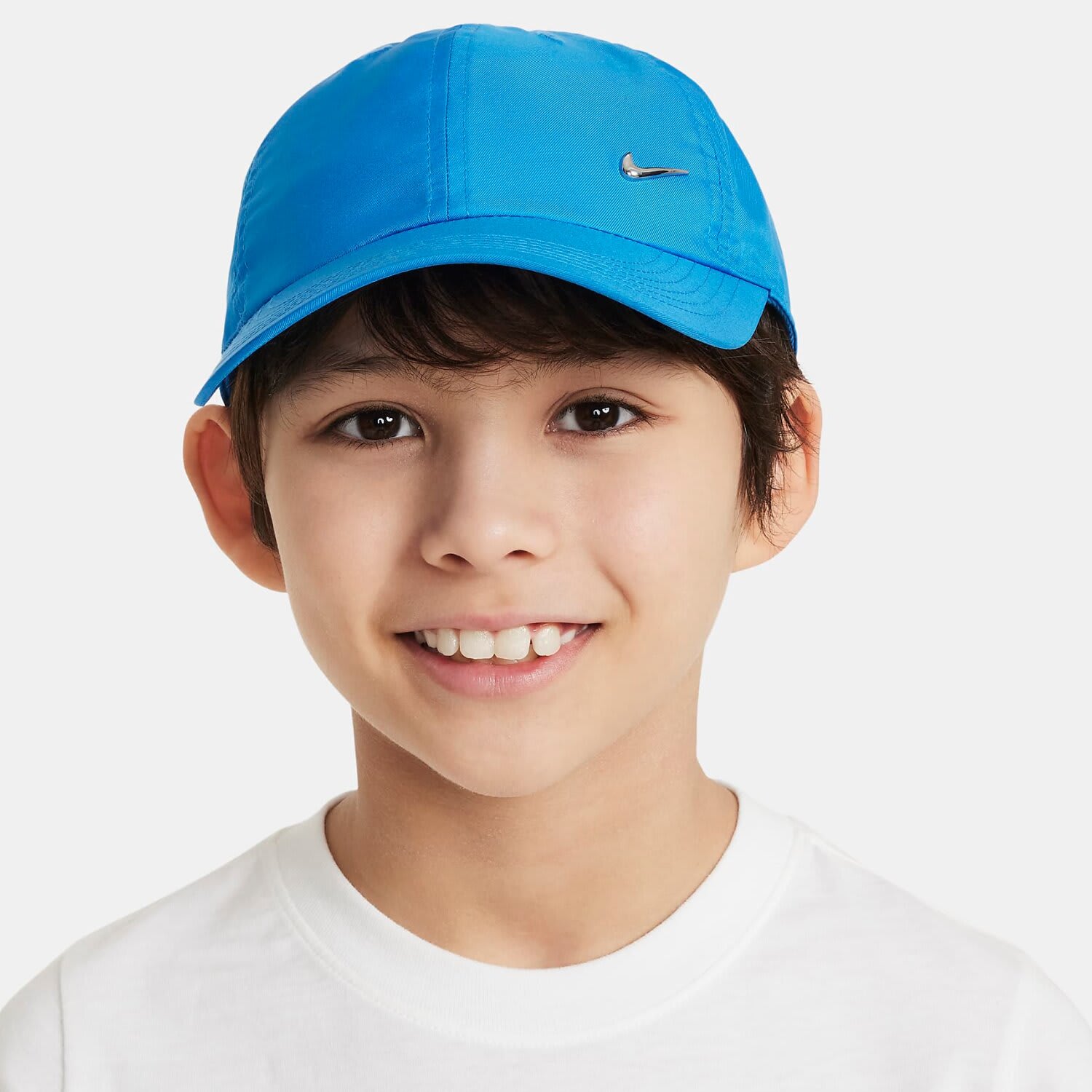 Nike Junior Adjustable Metal Swoosh Photo Blue Club Cap | by Nike ...