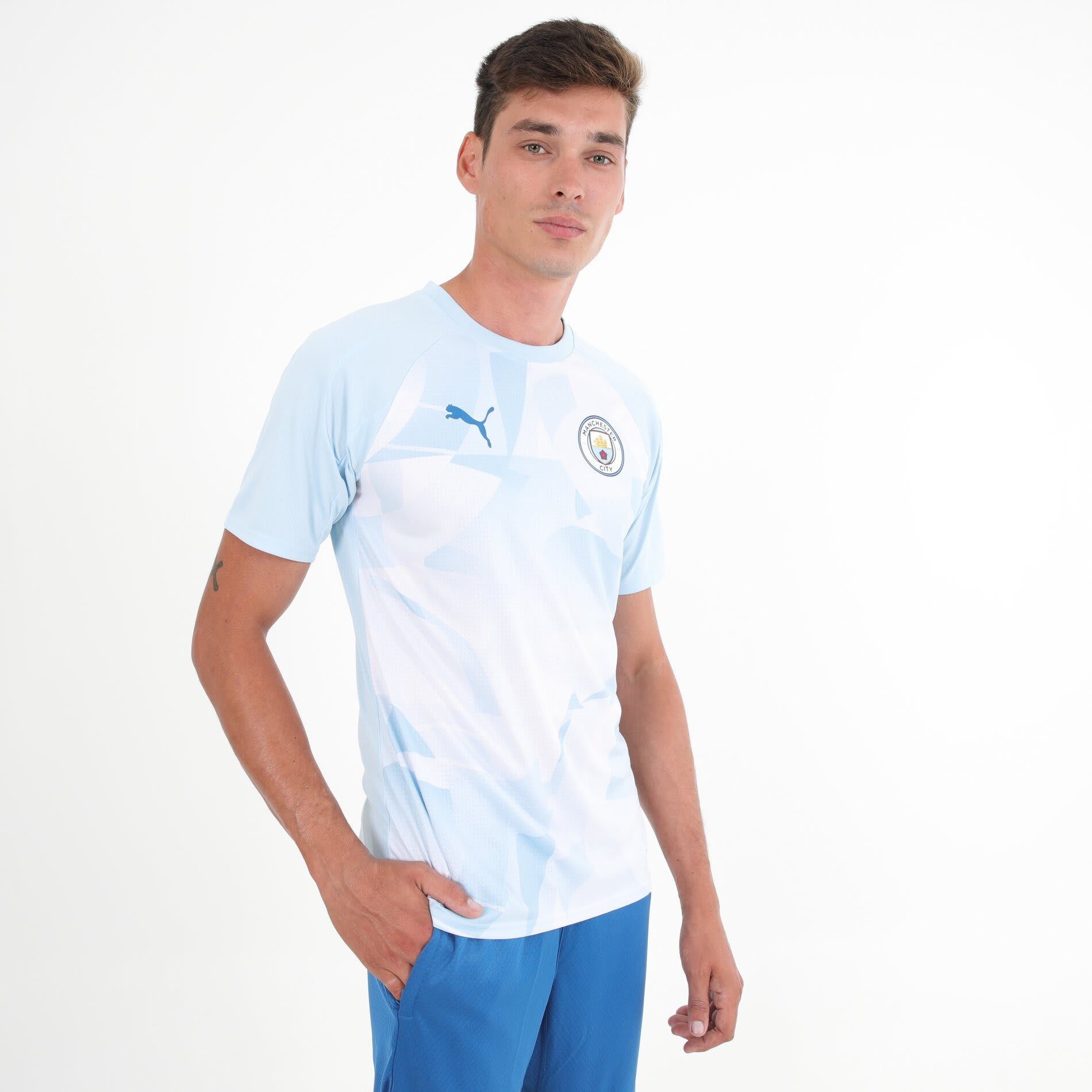 Man City Men's Pre-Match 24 Soccer Jersey | by Puma | Price: R 1 099,9 ...