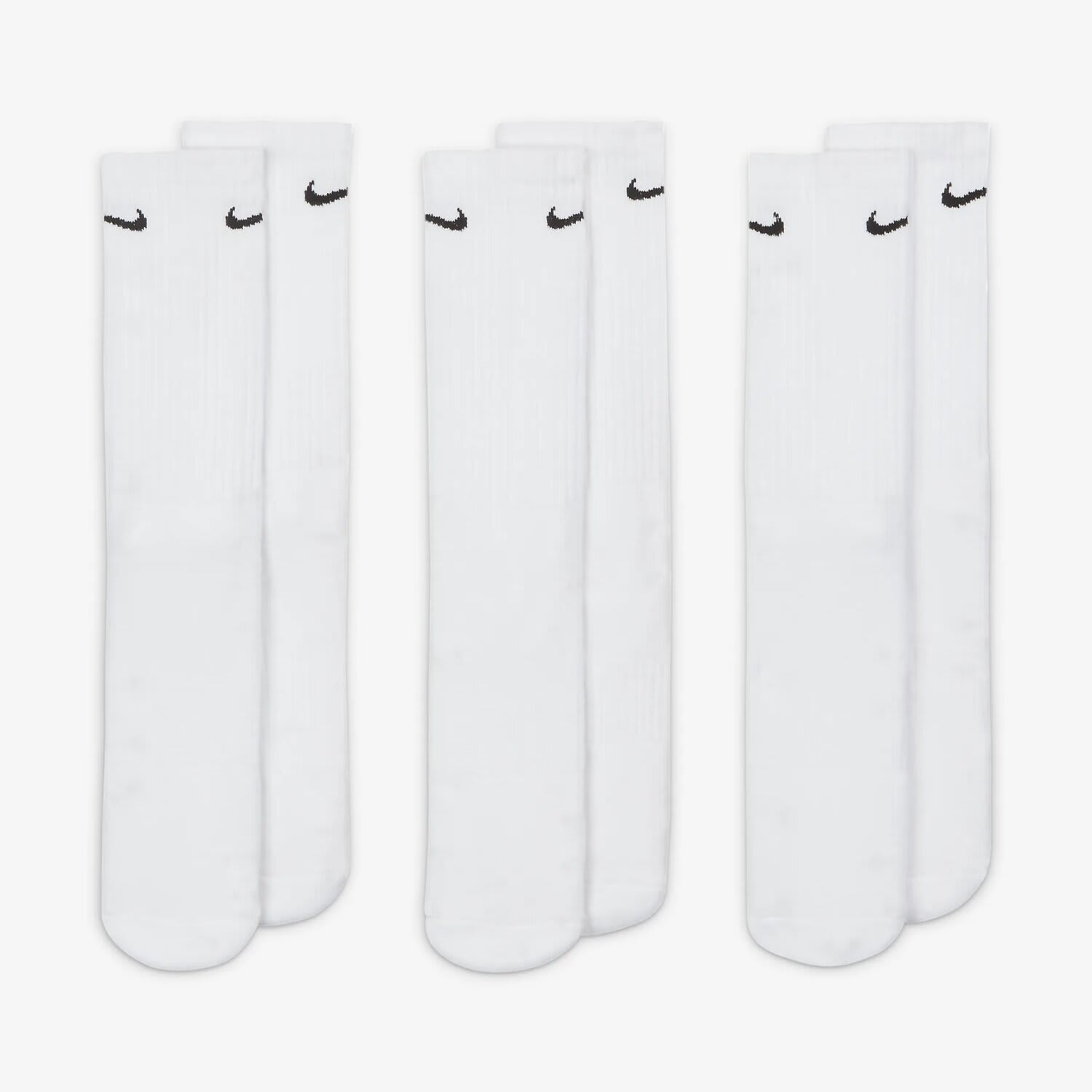 Nike Everyday Cushioned Crew 3-Pack White Socks | by Nike | Price: R ...