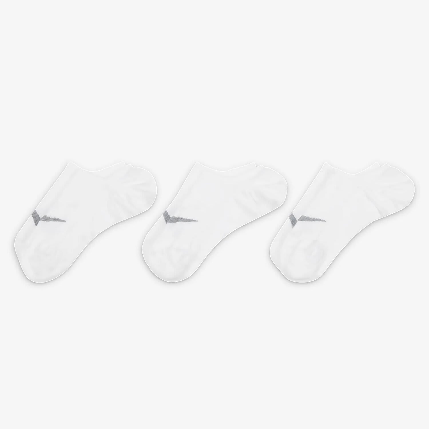 Nike Everyday Plus Lightweight No-Show 3-Pack White Socks | by Nike ...