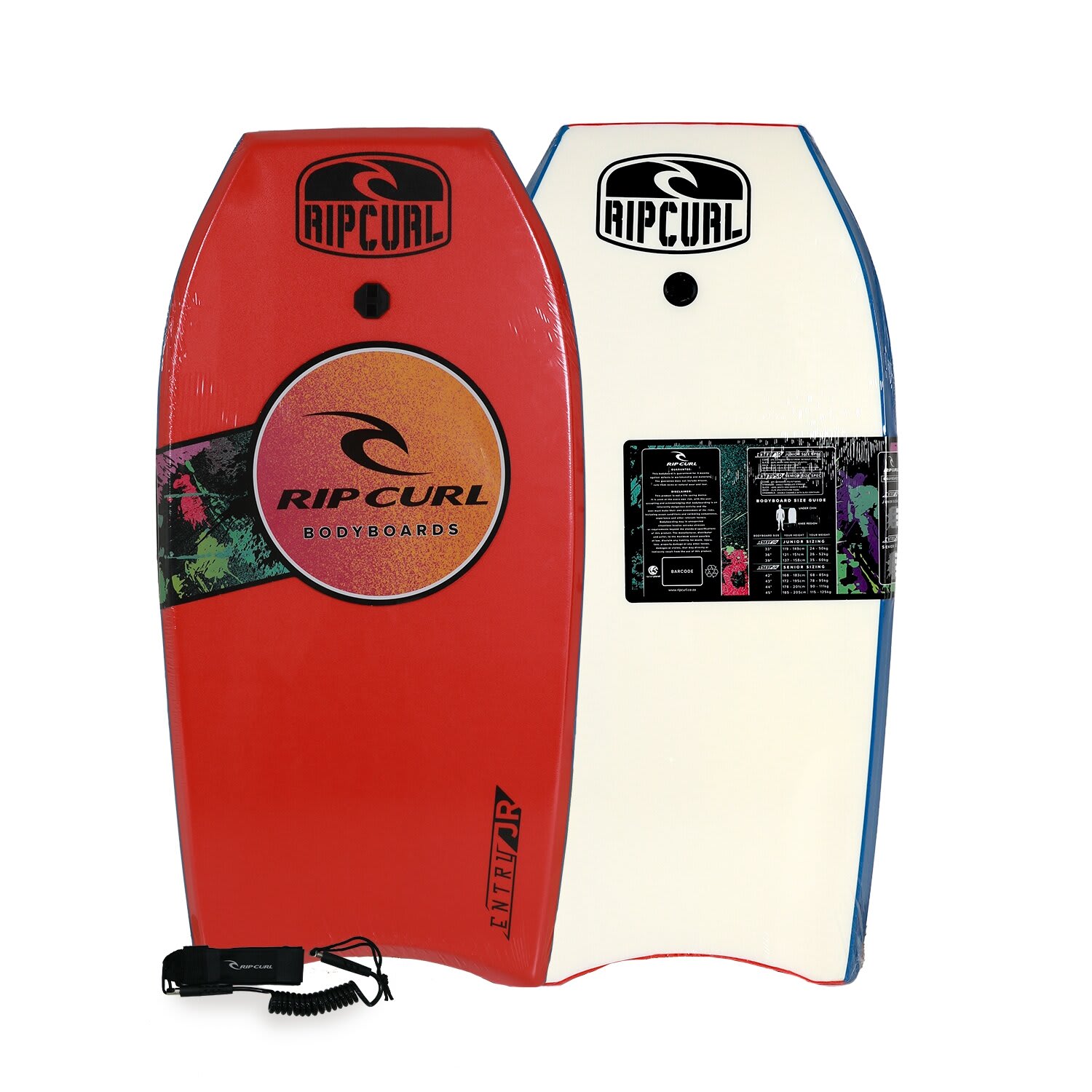 RipCurl 39" Body Board with Coil Leash Sportsmans Warehouse