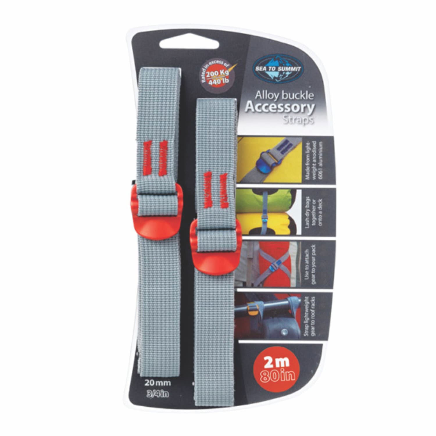 Sea to Summit Tie Down Accesory Strap 2m 20mm