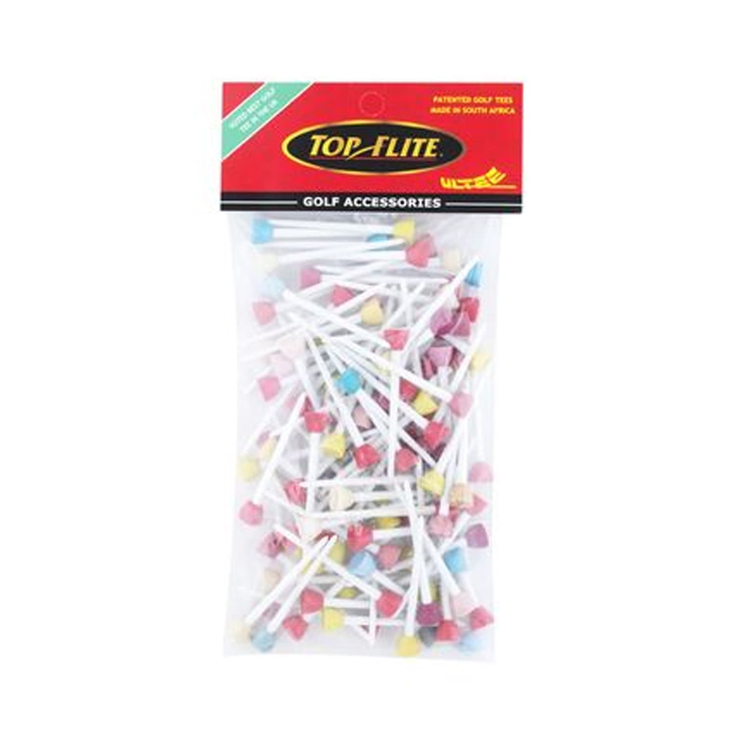 Topflite Ultees-Standard 100 pack Golf Tee