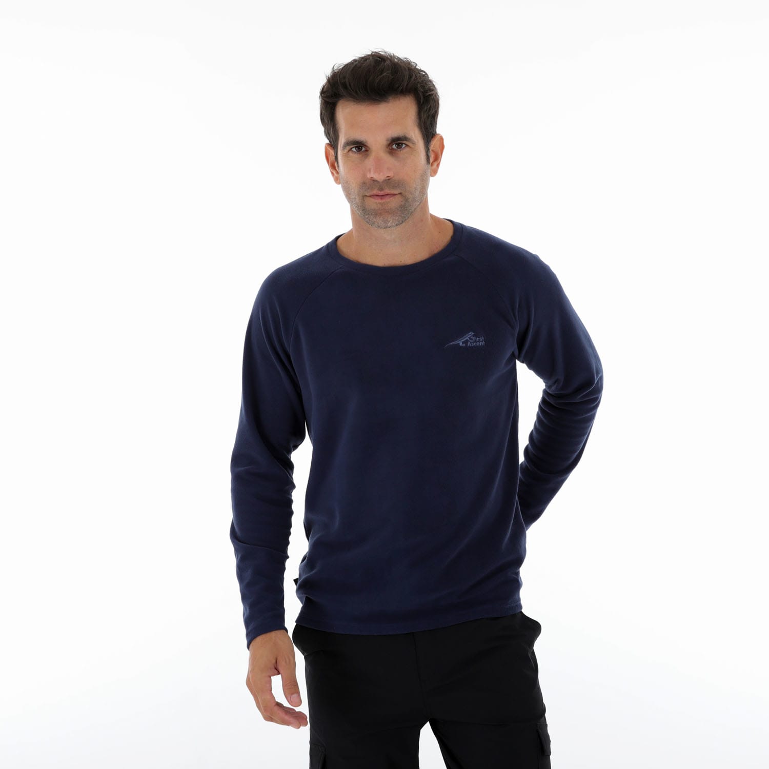 First Ascent Men's Core Fleece Pullover Long Sleeve
