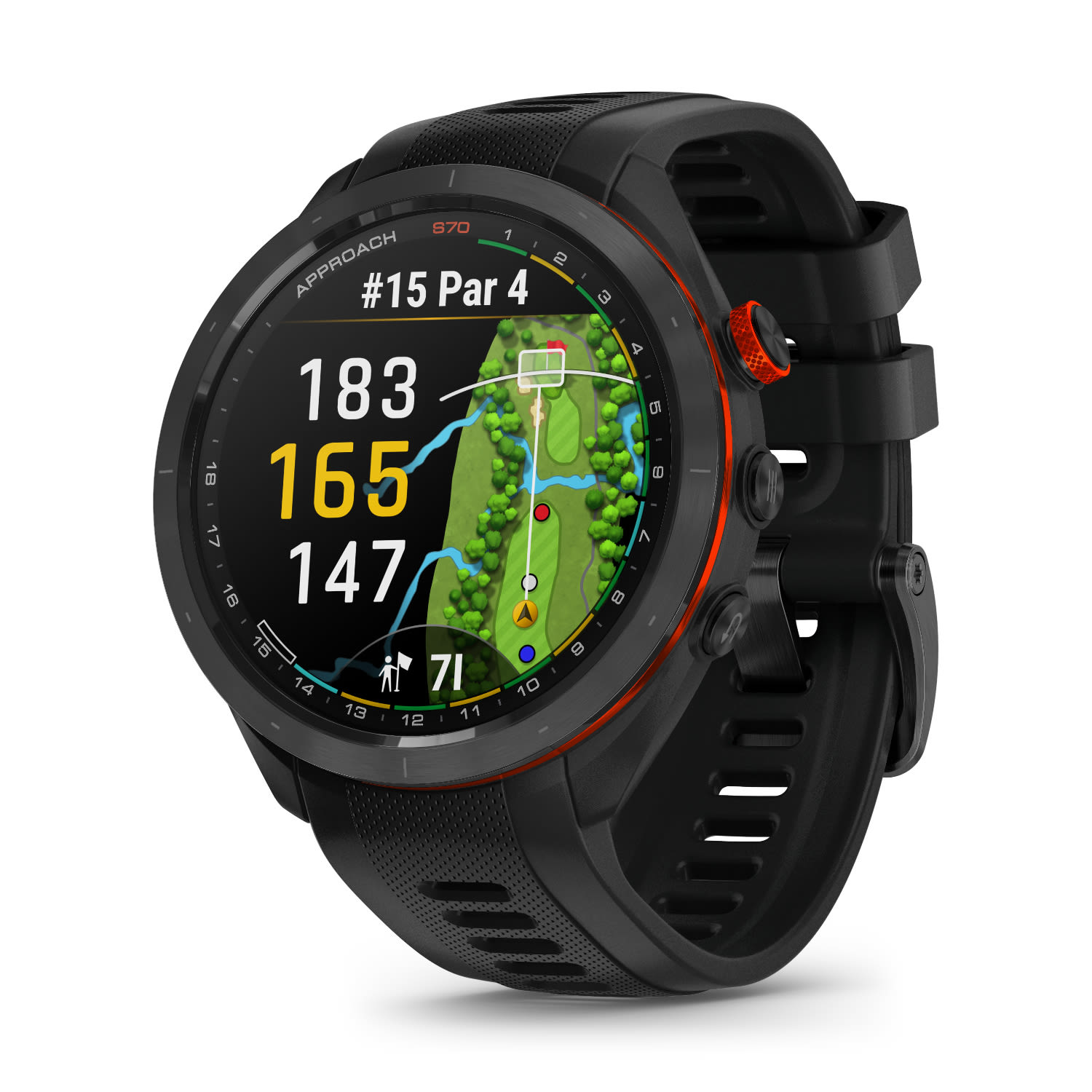 Garmin Approach S70 47mm GPS Golf Smartwatch