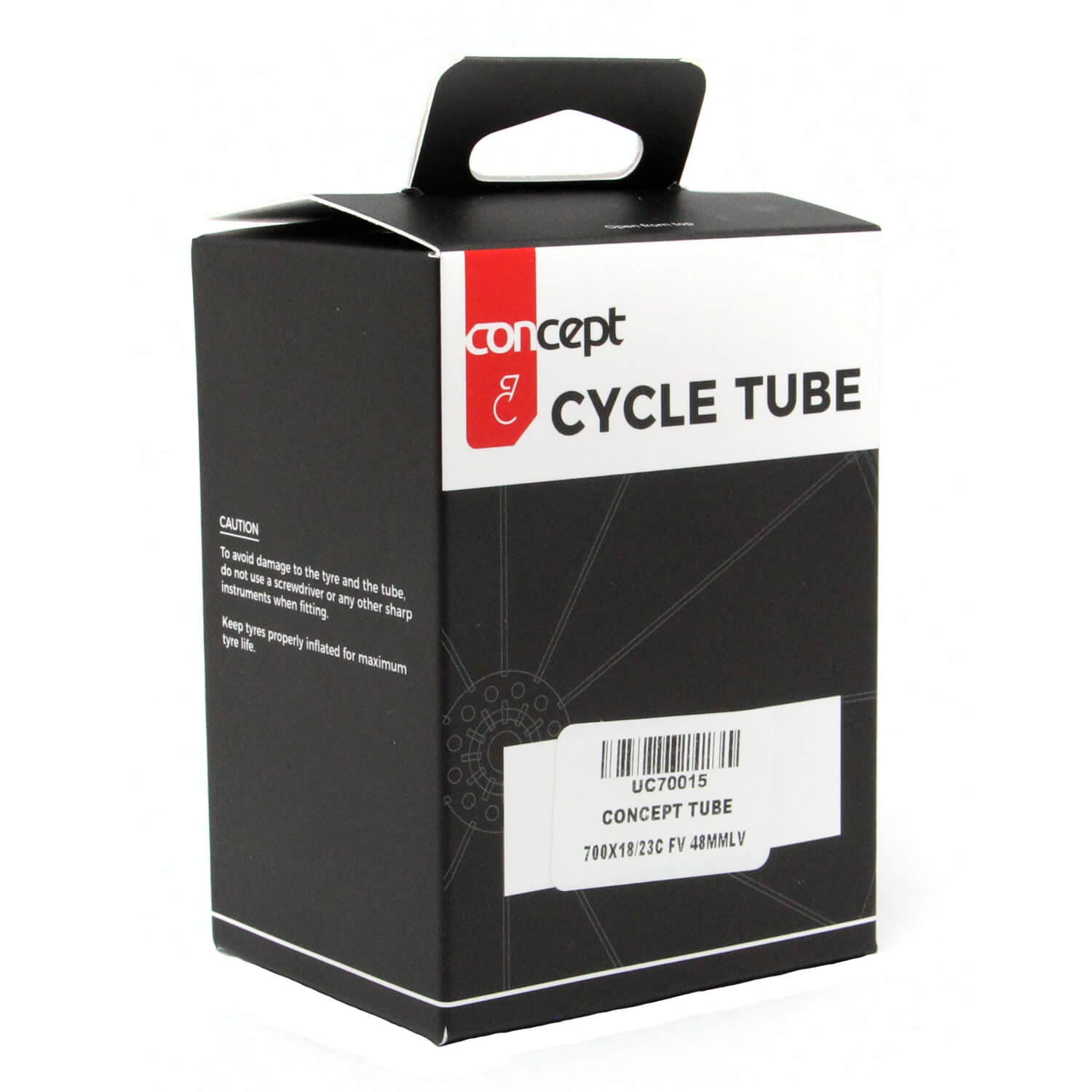 Concept 700 x 18/23c Tube with 48mm valve.
