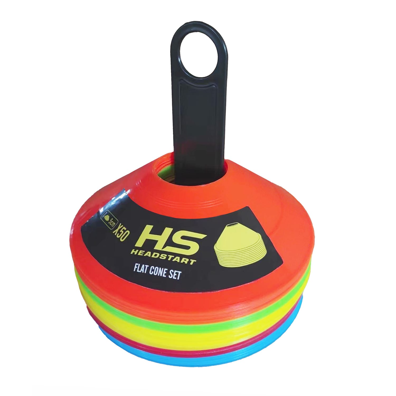 Headstart Flat Cones - 50 Pack