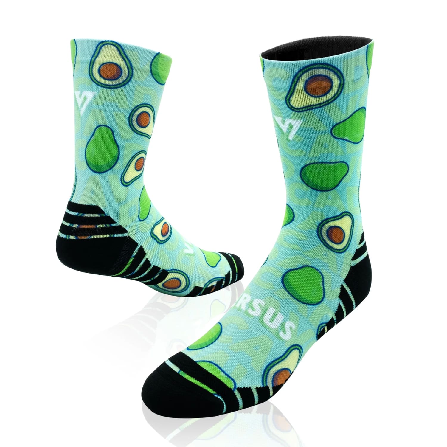 Versus Avocado Active Crew Length Socks