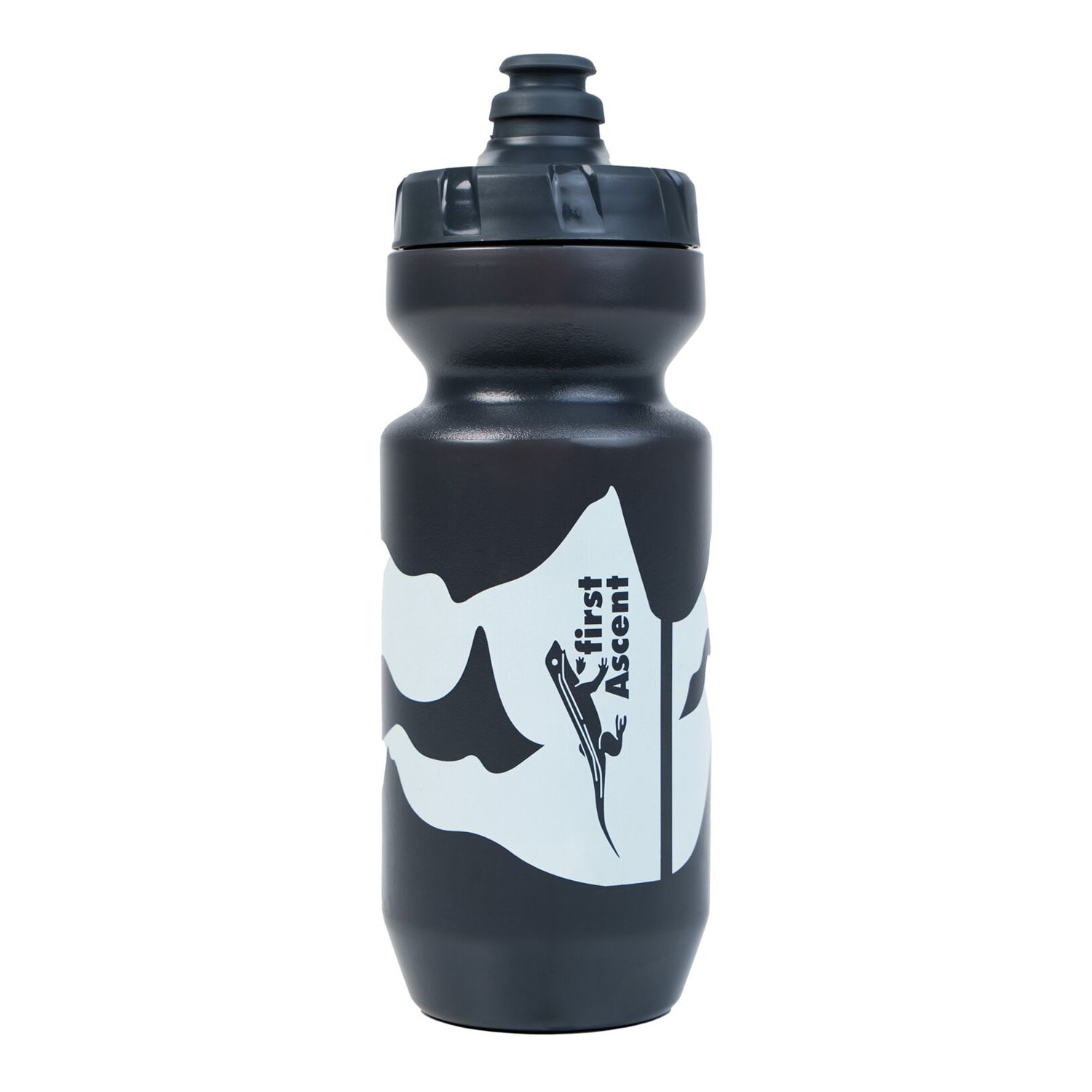 First Ascent Ridge Cycling 600ml Waterbottle - Grey