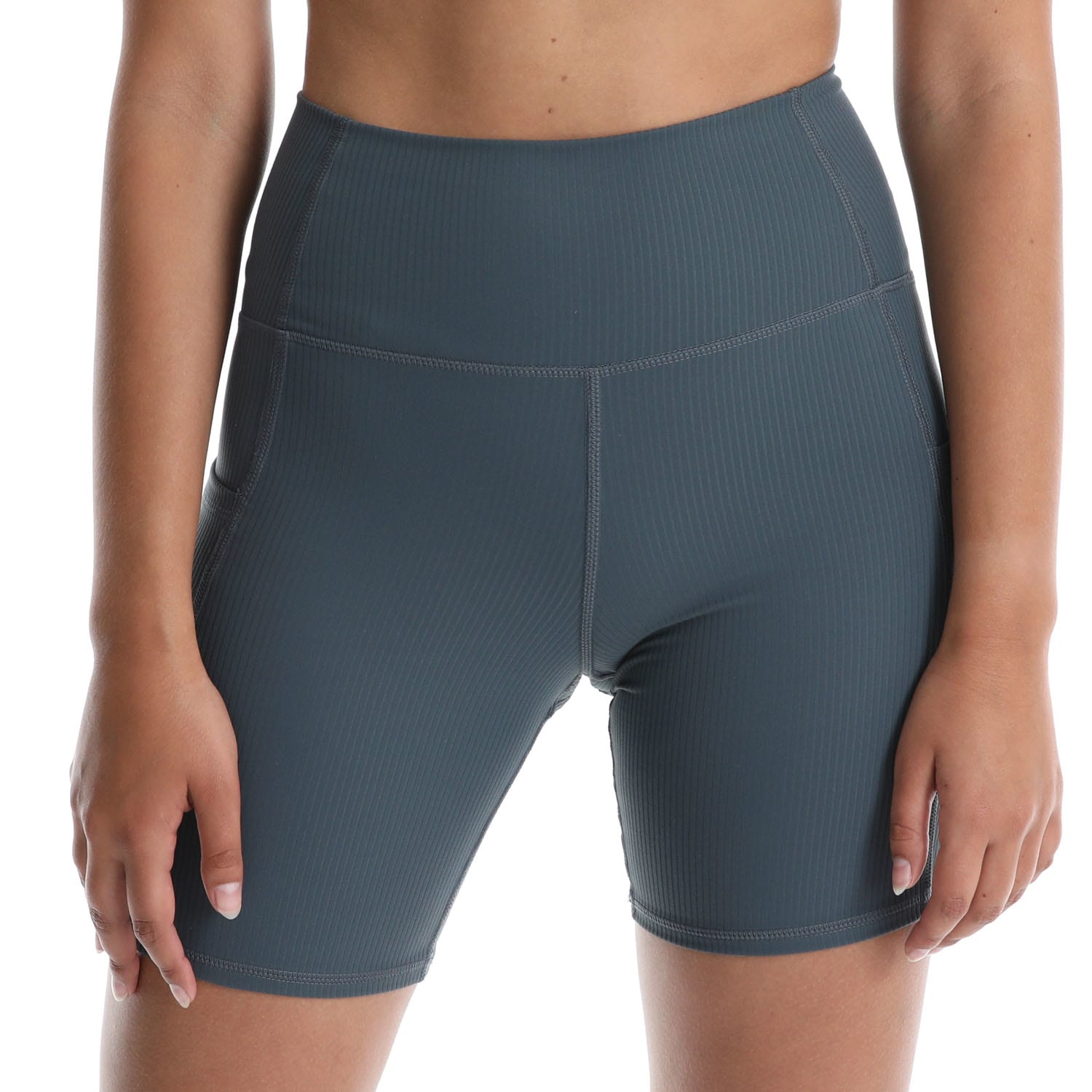 OTG Women's Zeal Rib 7 Inch Gym Short Tight