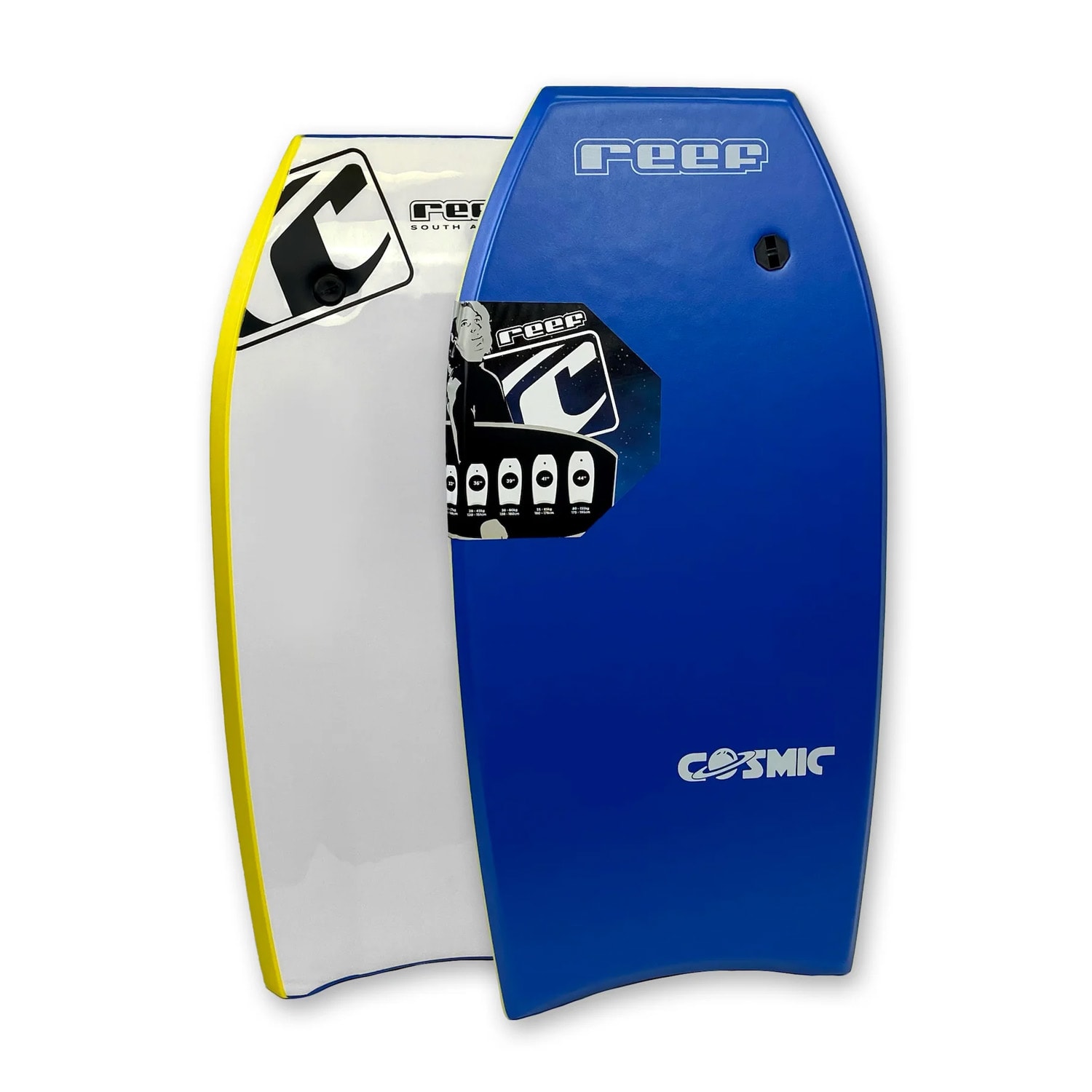 Reef 33 Cosmic Body Board with Coil Leash