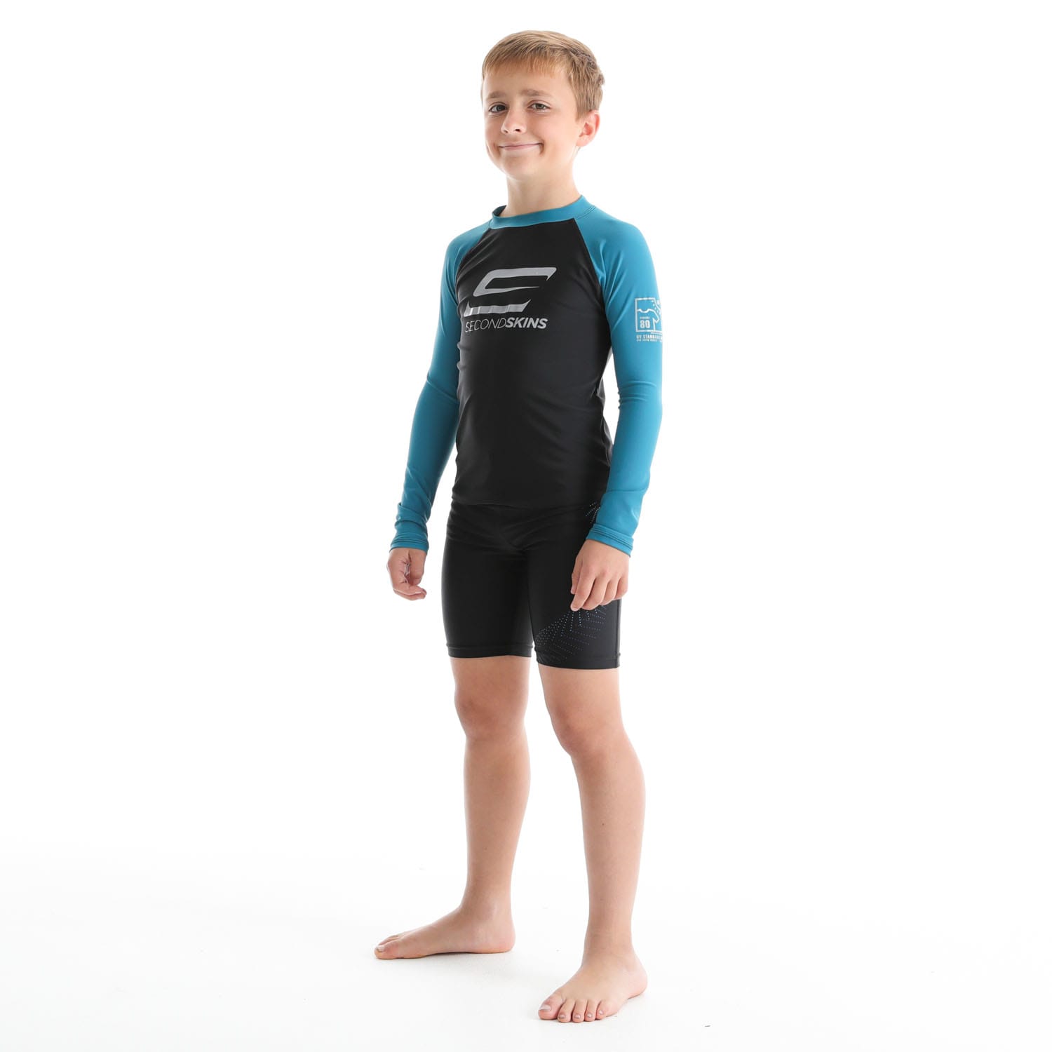 Second Skins Boys Iconic Long Sleeve Rashvest
