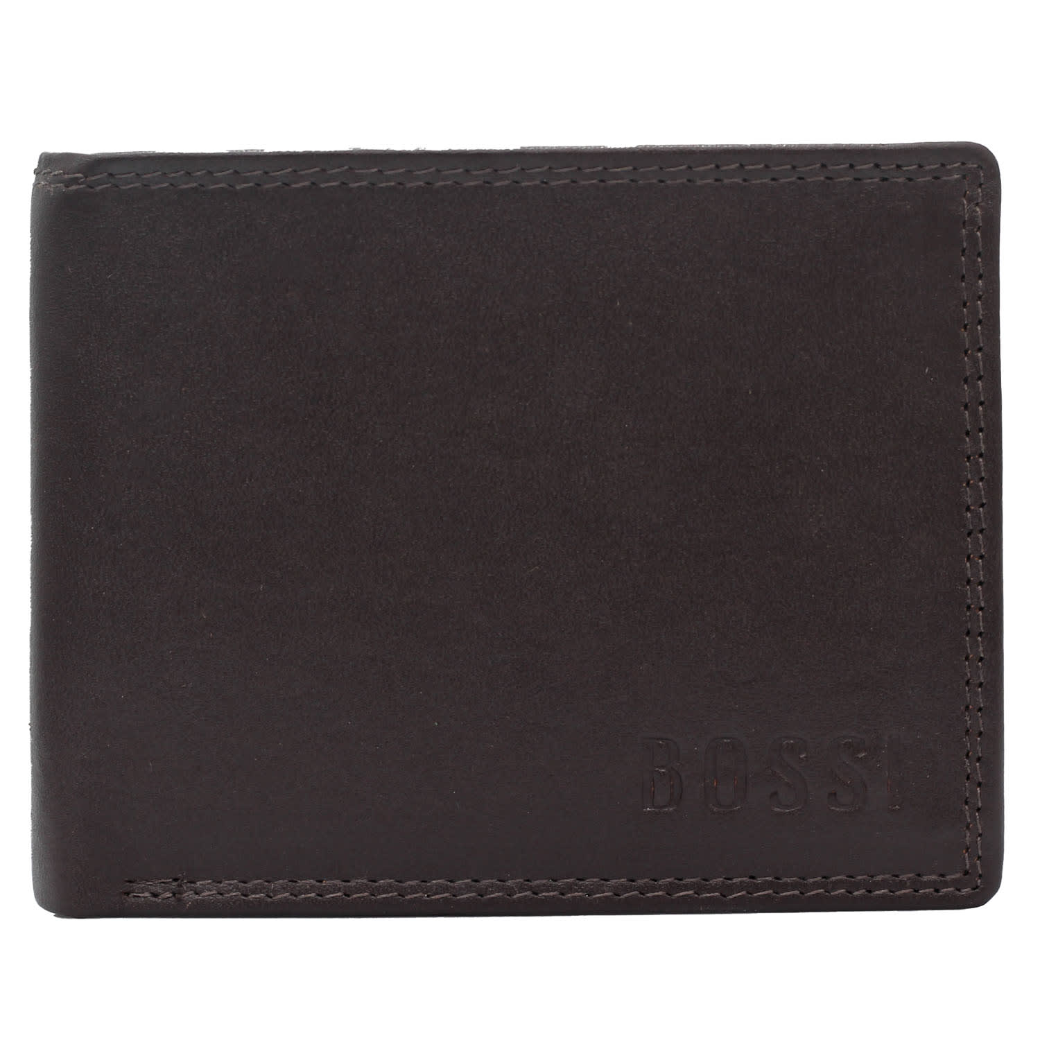 Bossi Nile Mens Leather Medium Cardholder Wallet - Brown