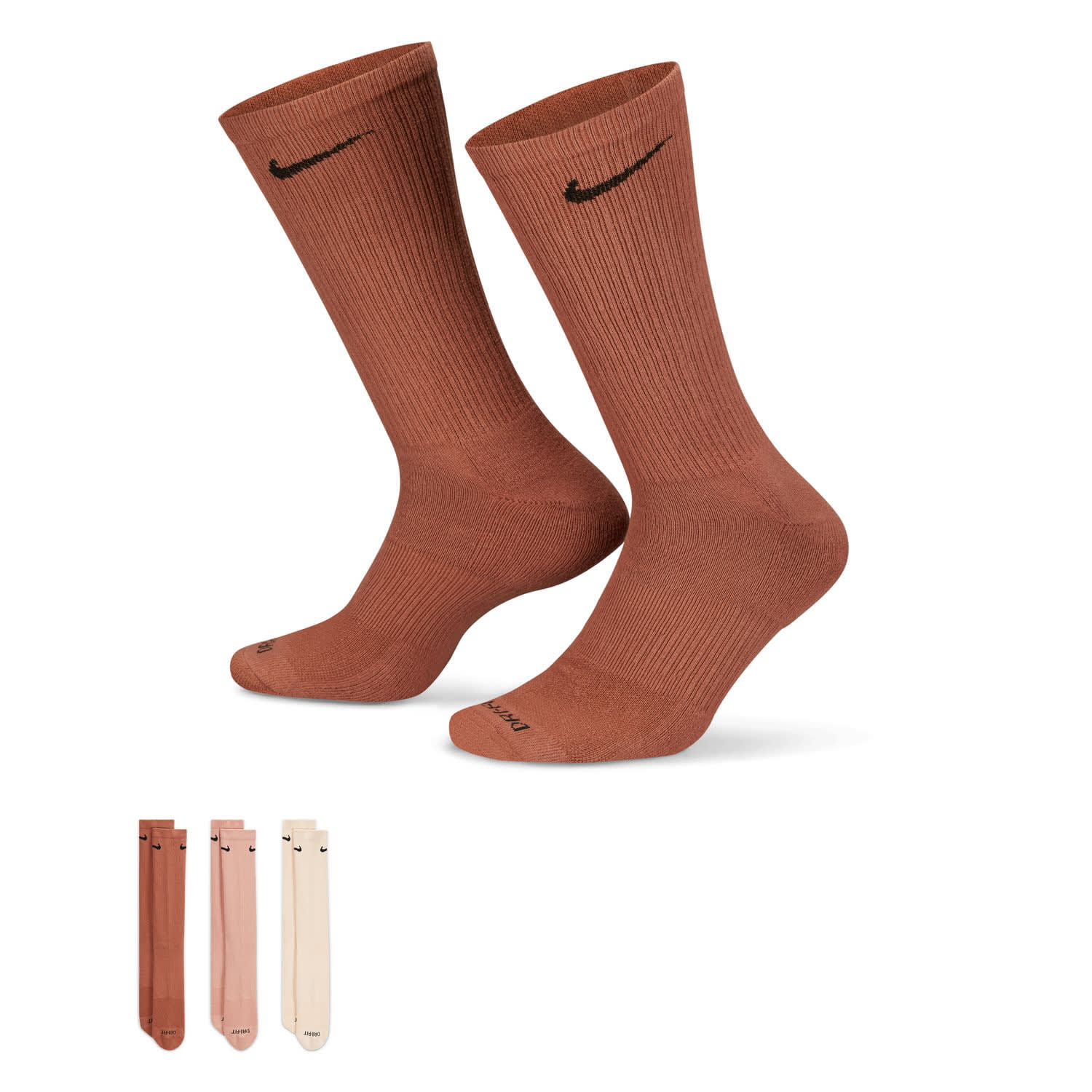 Nike Everyday Plus Cushioned Crew 3 Pack Socks