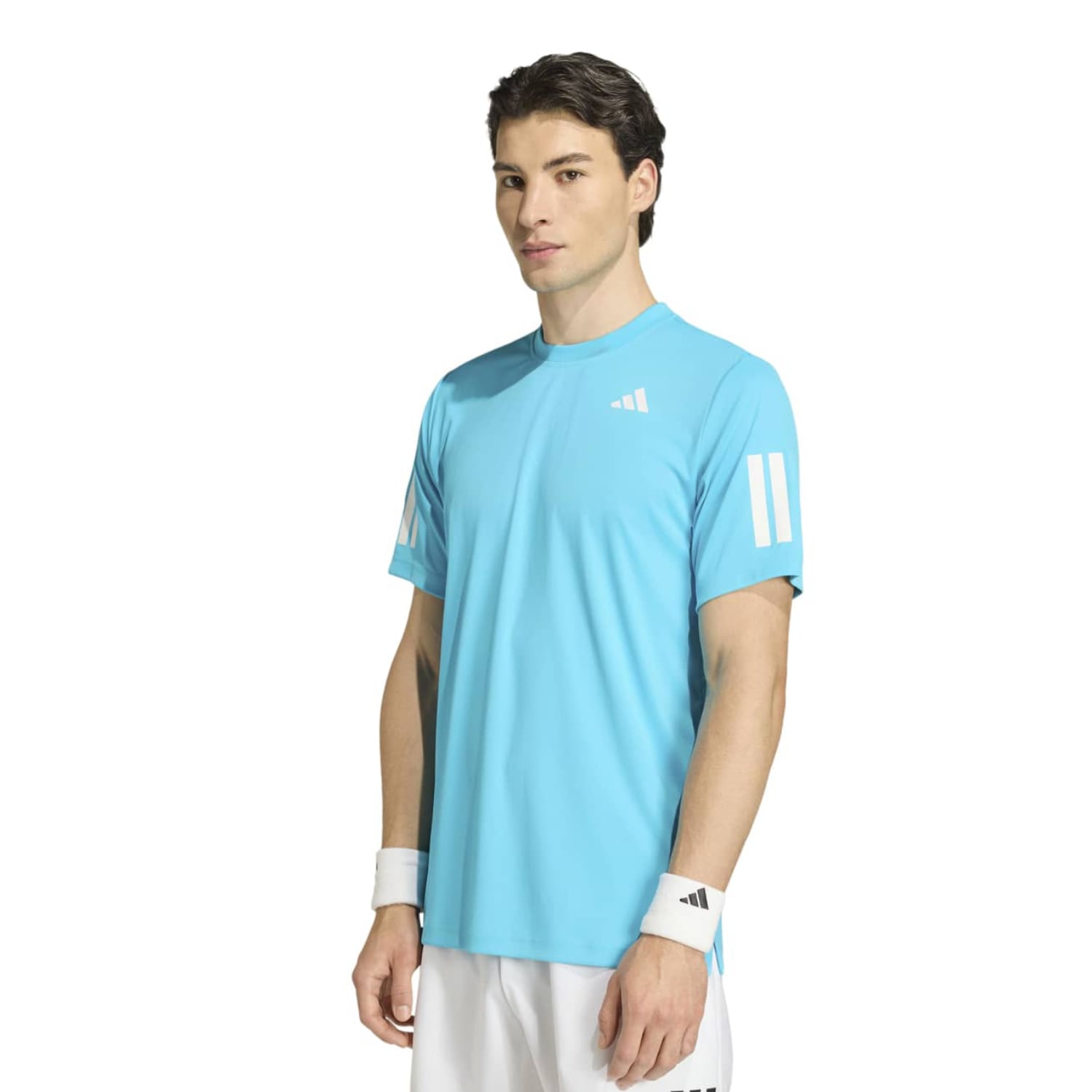 adidas Men's Club 3 Stripe Tennis Tee