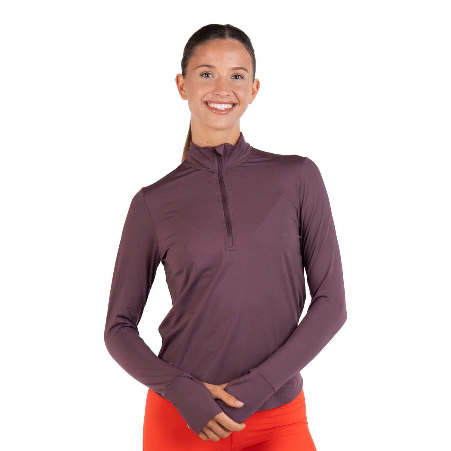 First Ascent Women's Corefit 1/4 Zip Running Long Sleeve Top