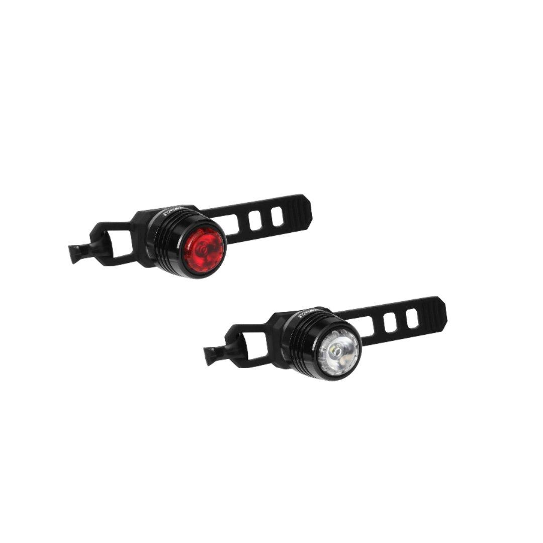 Pinnacle Rechargeable Front and Rear Light Set