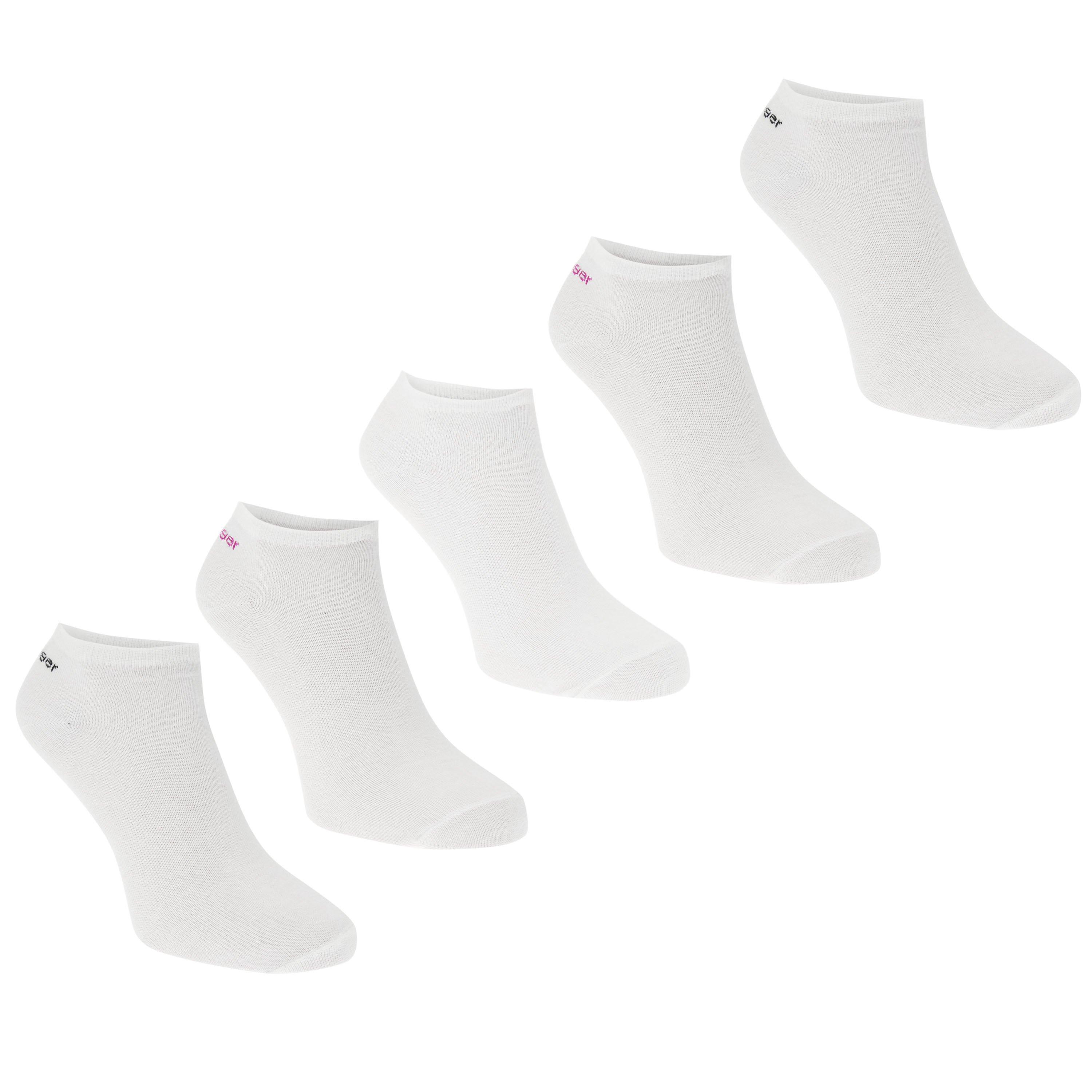 Slazenger 5 Pack Trainer Socks Size 4-8
