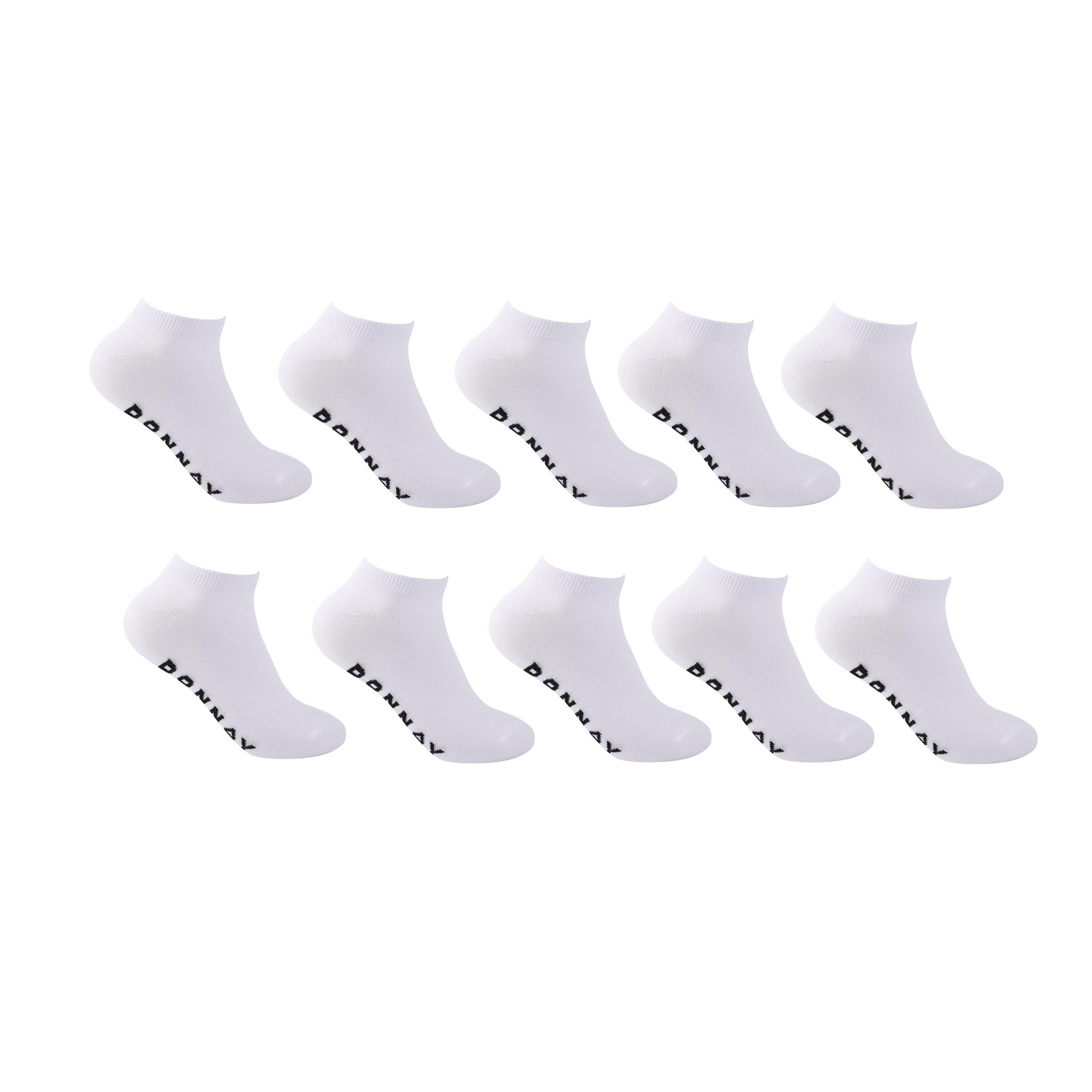 Donnay Jnr 10 Pack Trainer Socks Size 1-6