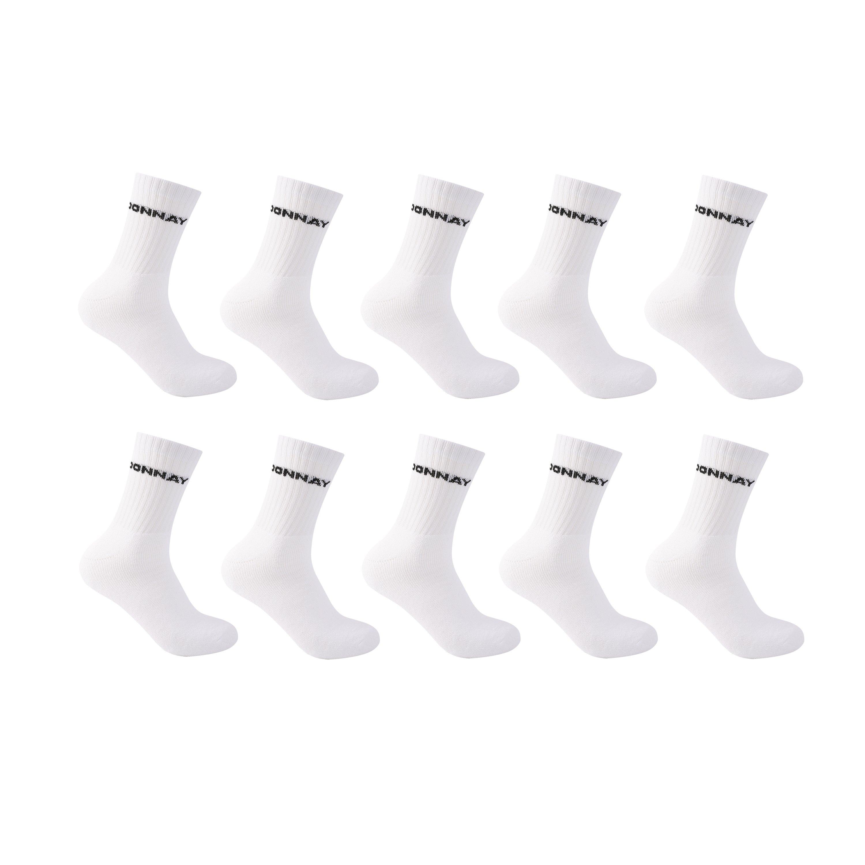 Donnay 10 Pack Quarter Socks Size 12-14